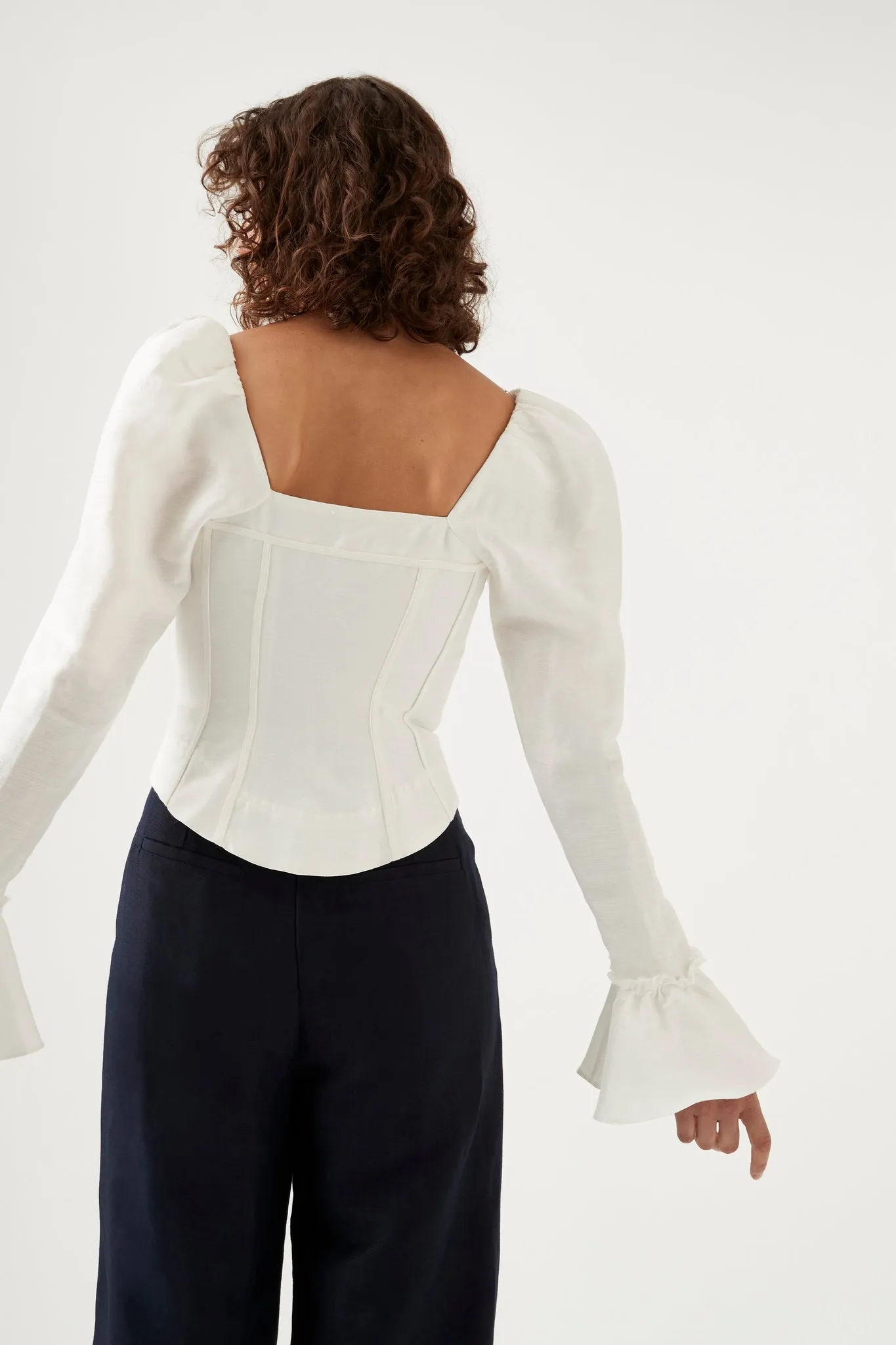 Giselle Long Sleeve Corset Top sold by Aje product image thumbnail 4