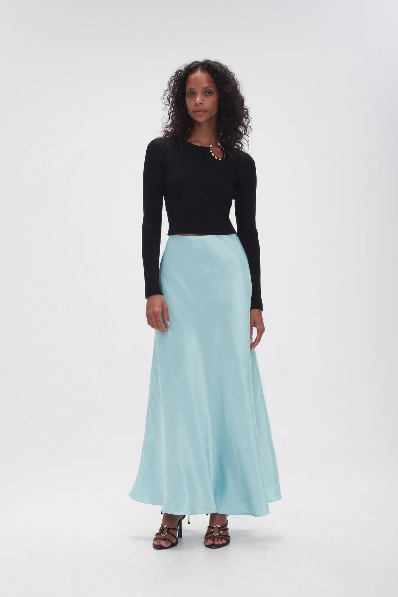 Moonglade Bias Maxi Skirt sold by Aje