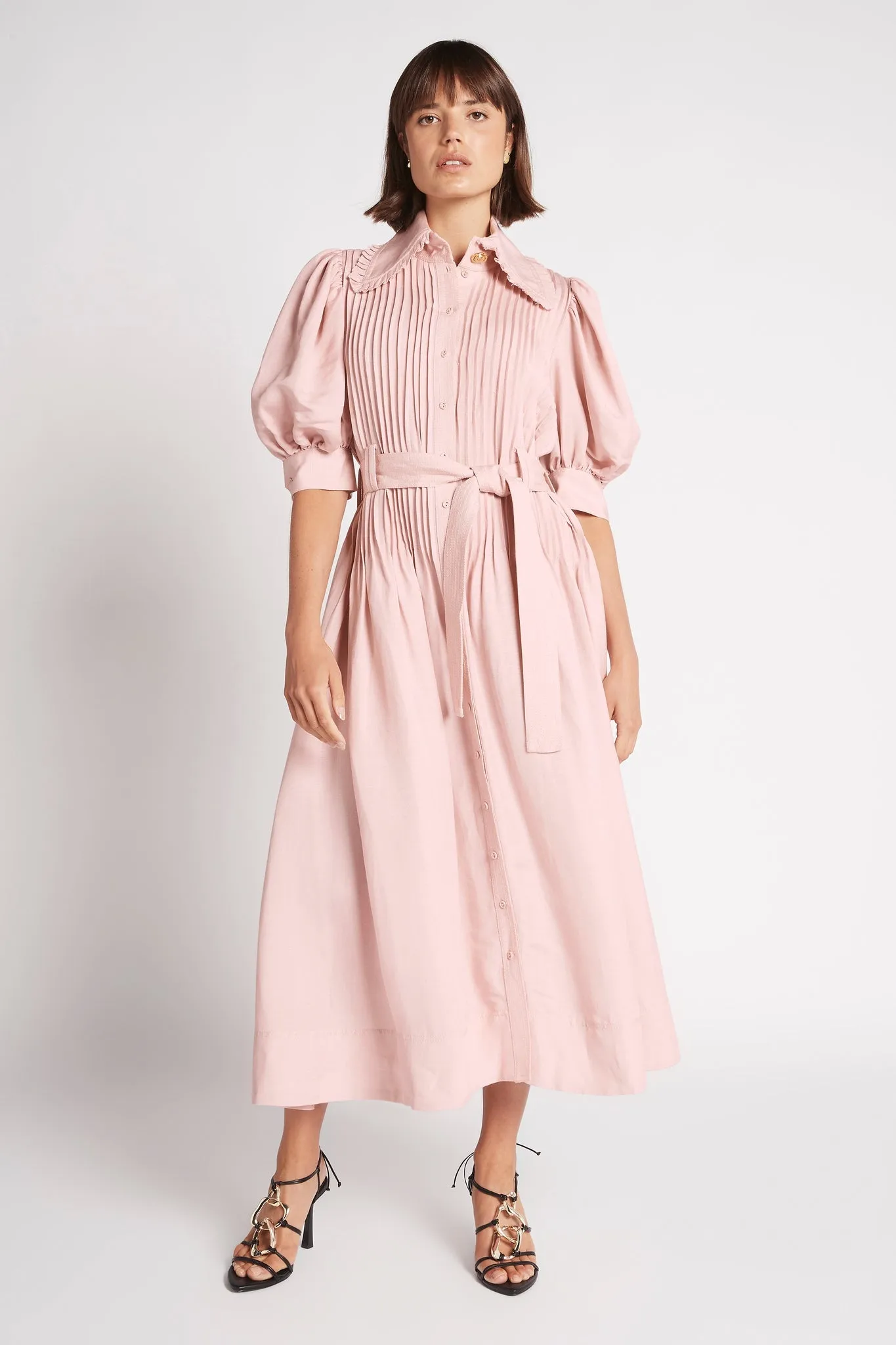 Madeleine Belted Midi Dress sold by Aje