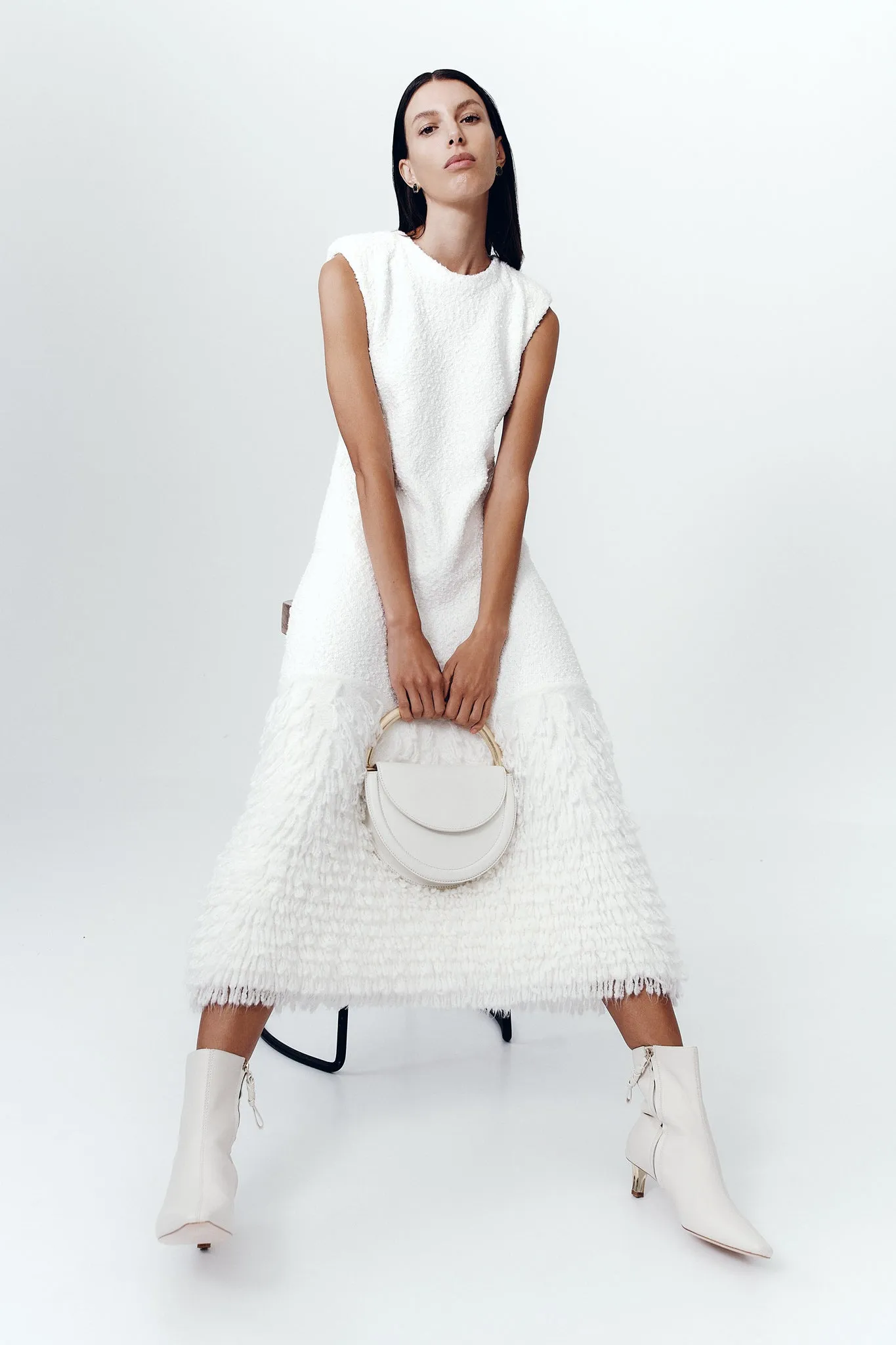 Dimension Knit Midi Dress sold by Aje