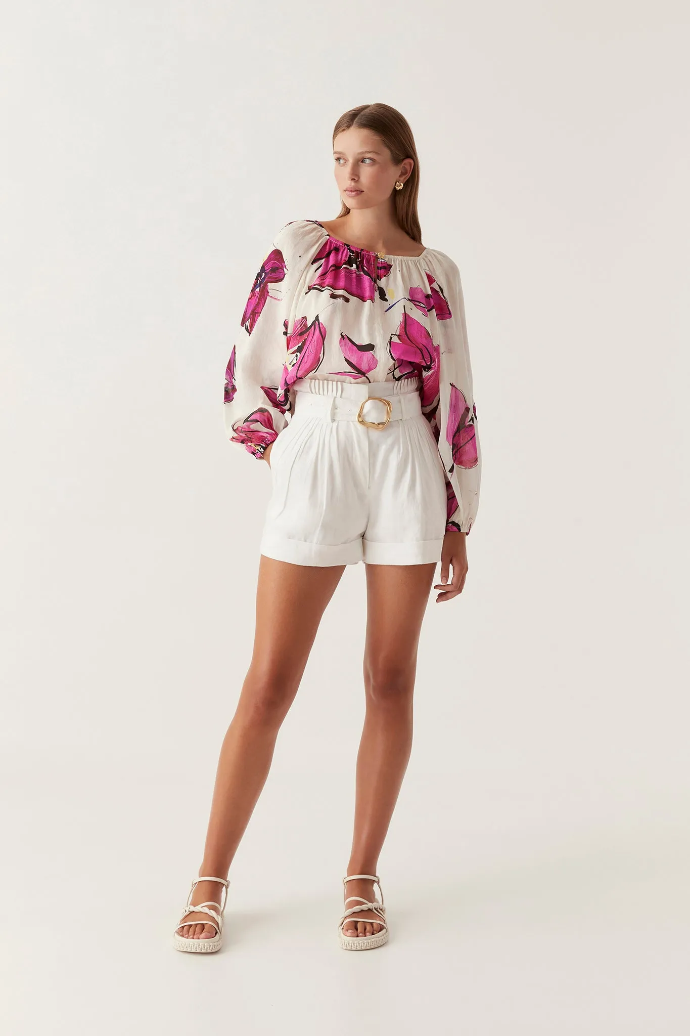 Freda Billow Blouse sold by Aje