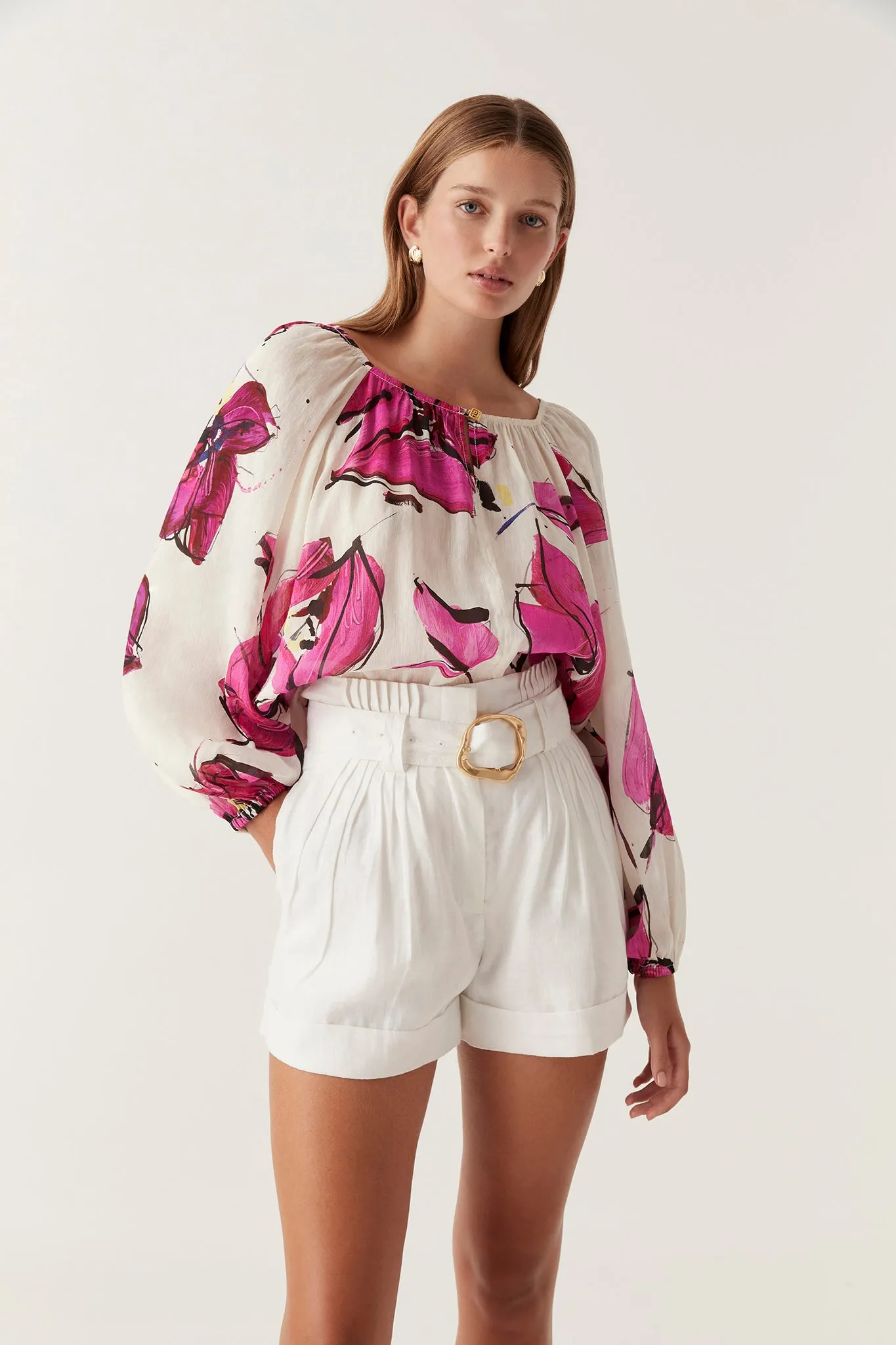 Freda Billow Blouse sold by Aje product image thumbnail 3