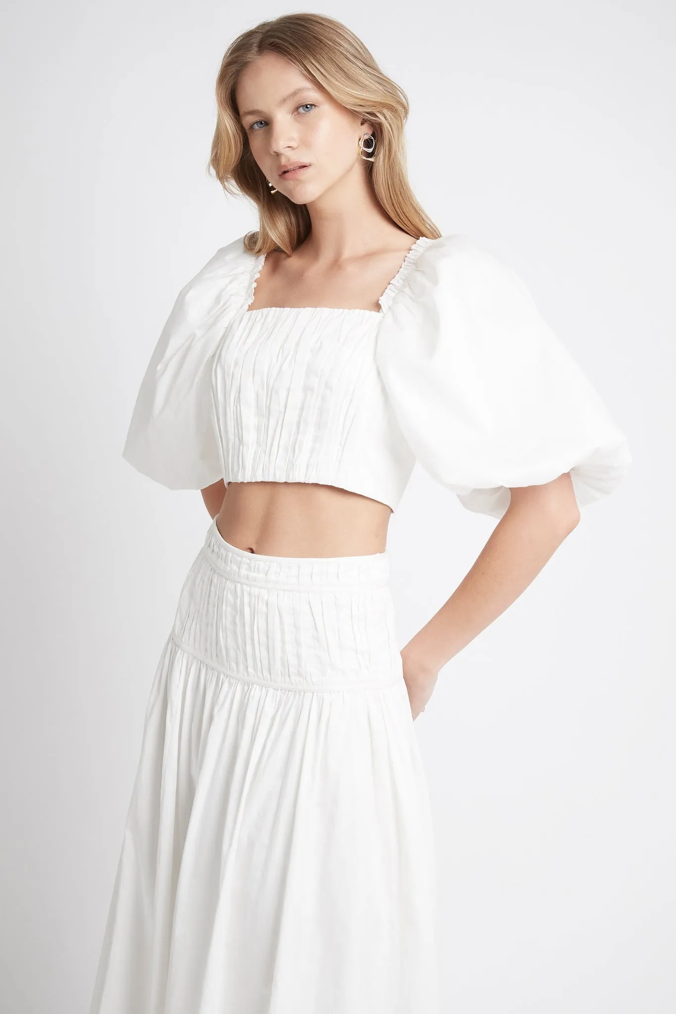 Enamour Puff Sleeve Cropped Top sold by Aje product image thumbnail 4