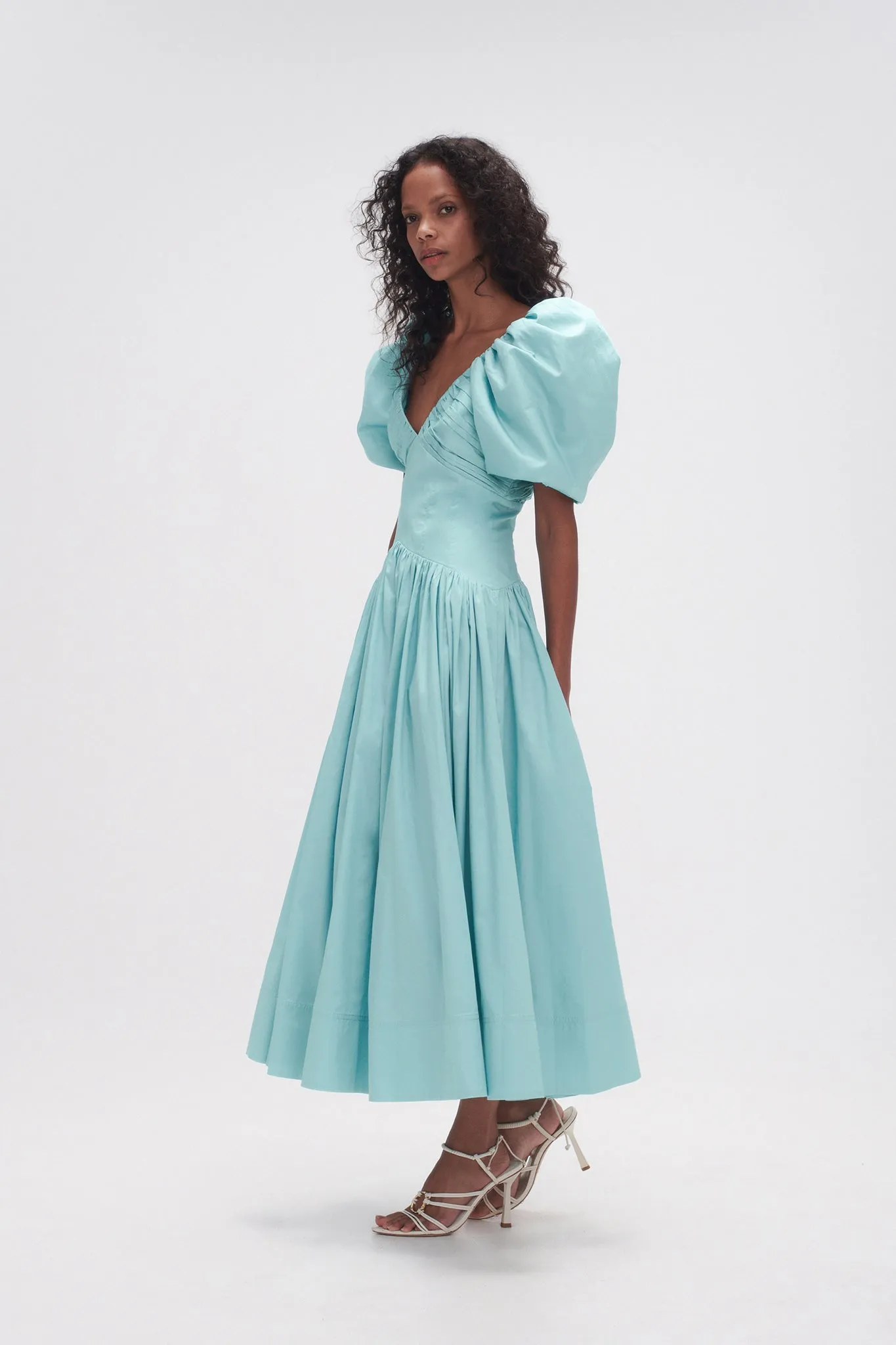 Gabrielle Plunge Midi Dress sold by Aje product image thumbnail 5