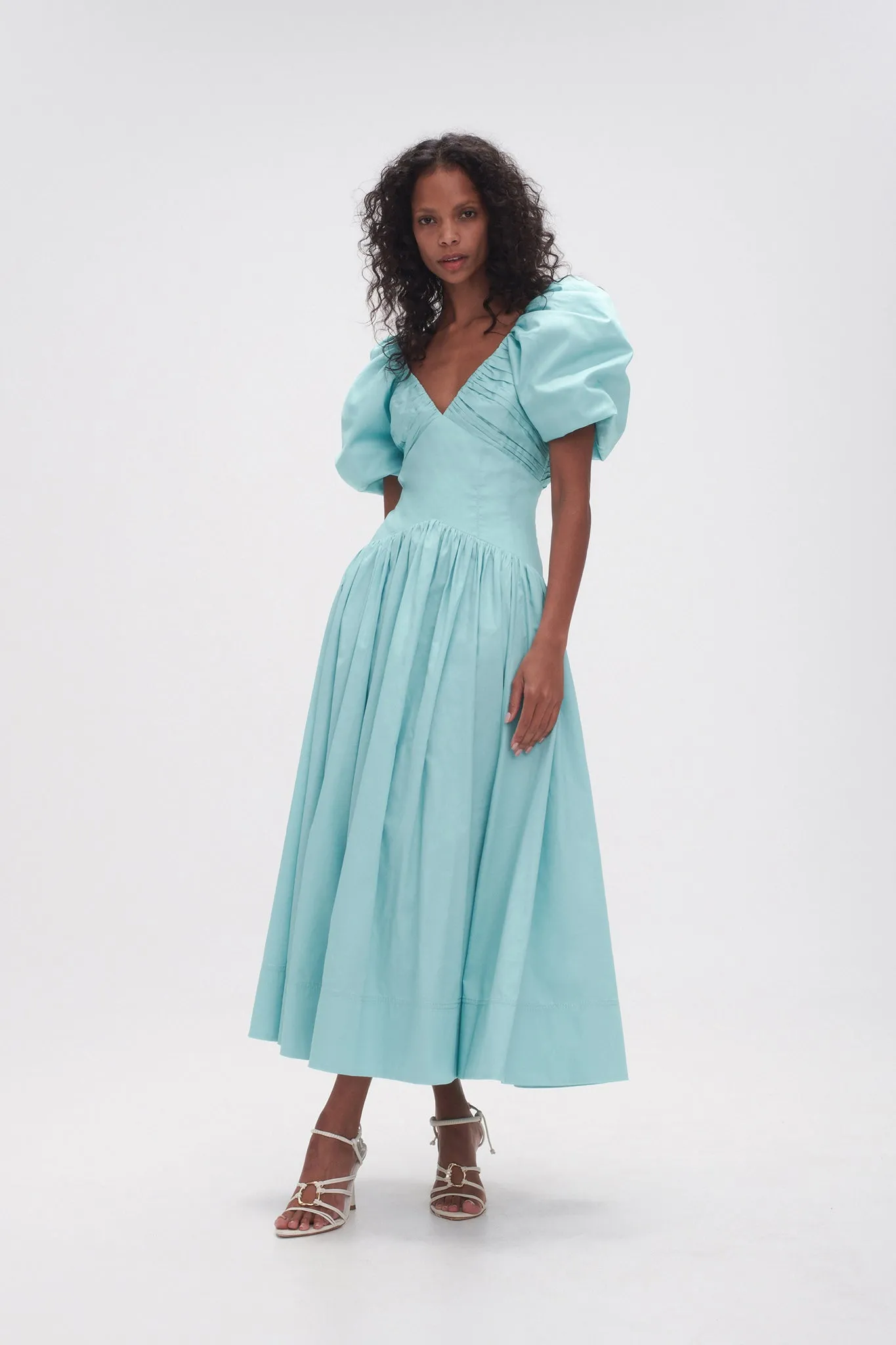 Gabrielle Plunge Midi Dress sold by Aje product image thumbnail 3