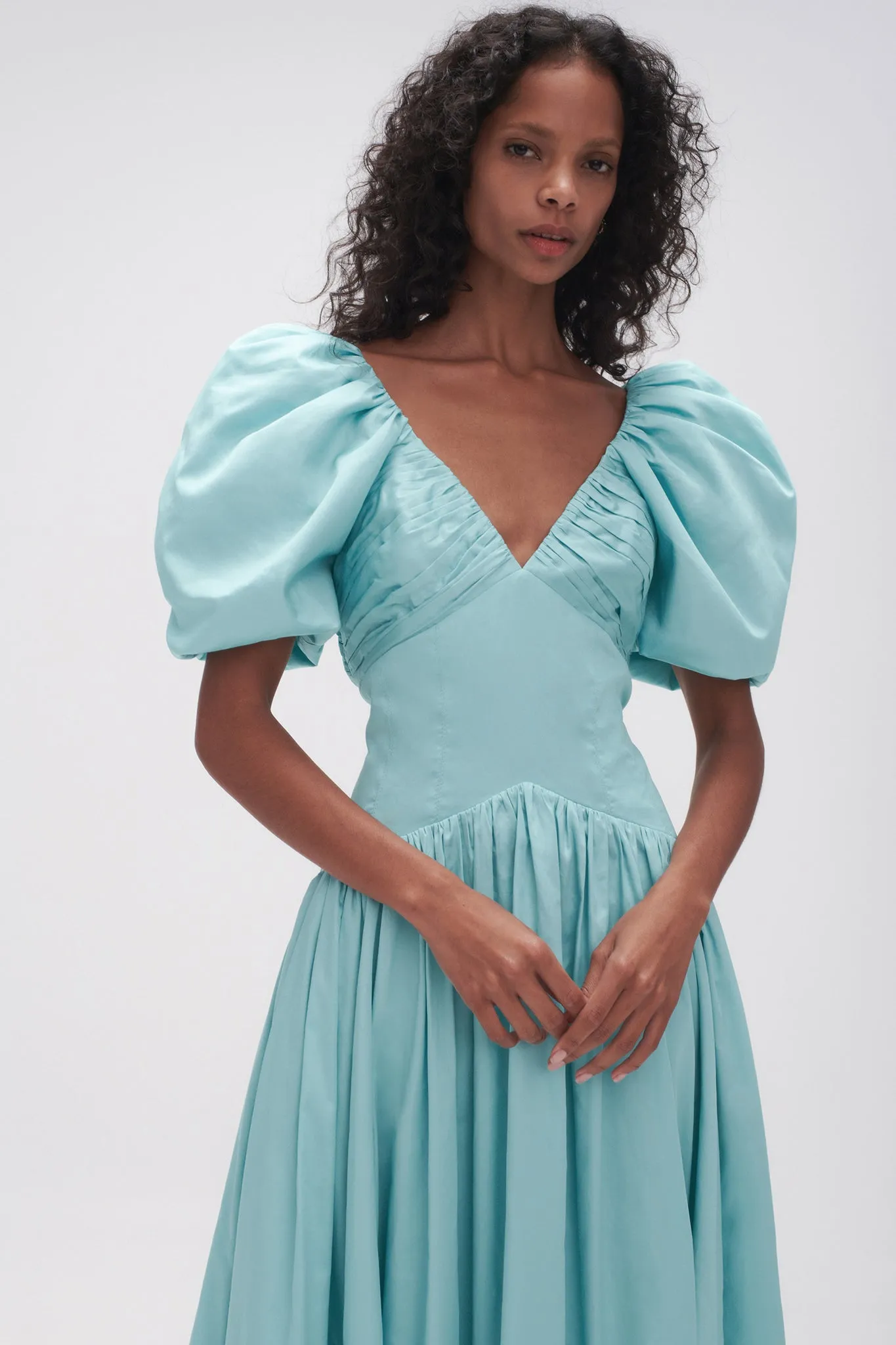 Gabrielle Plunge Midi Dress sold by Aje product image thumbnail 4