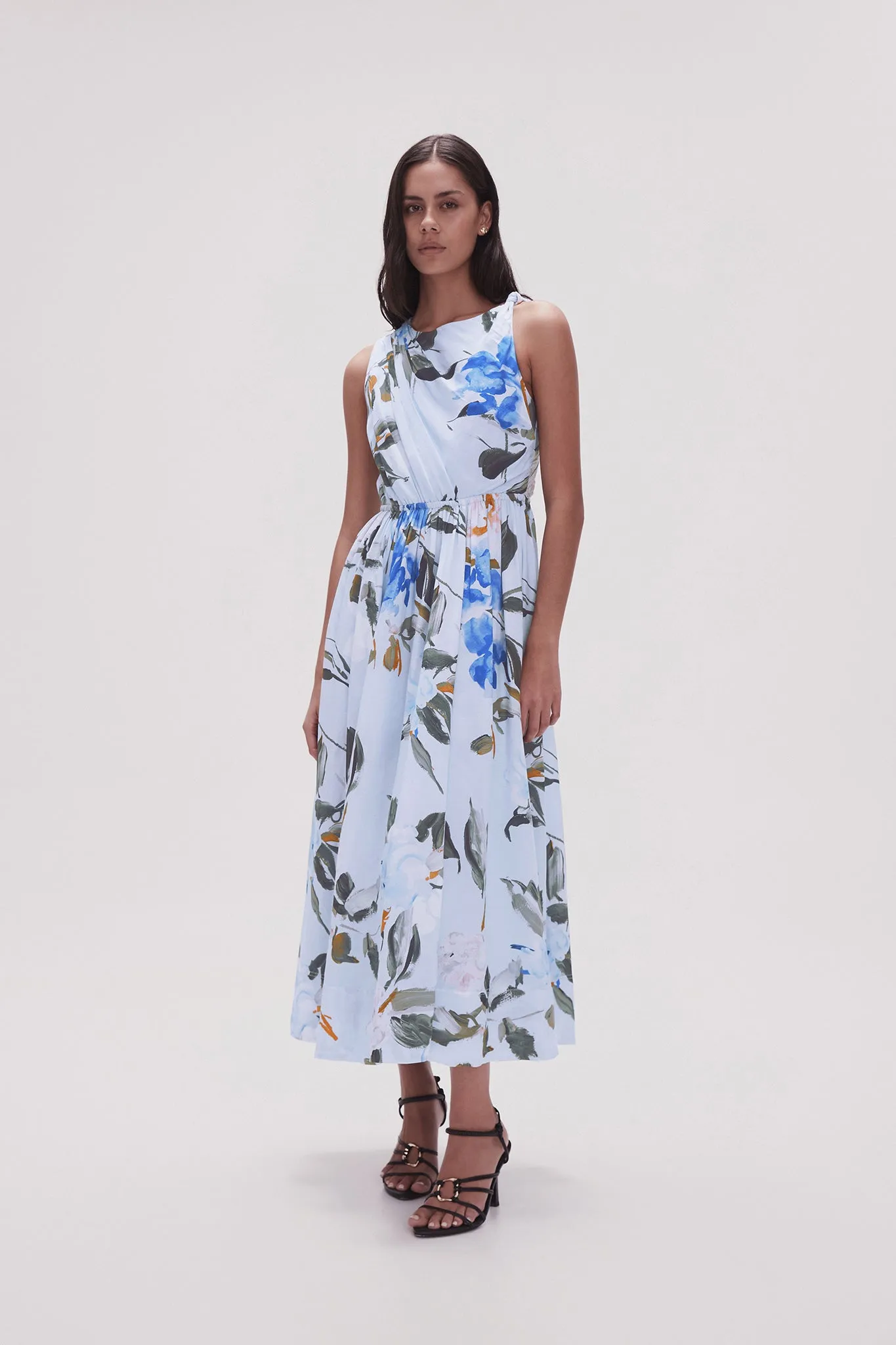 Abbey Twisted Midi Dress sold by Aje