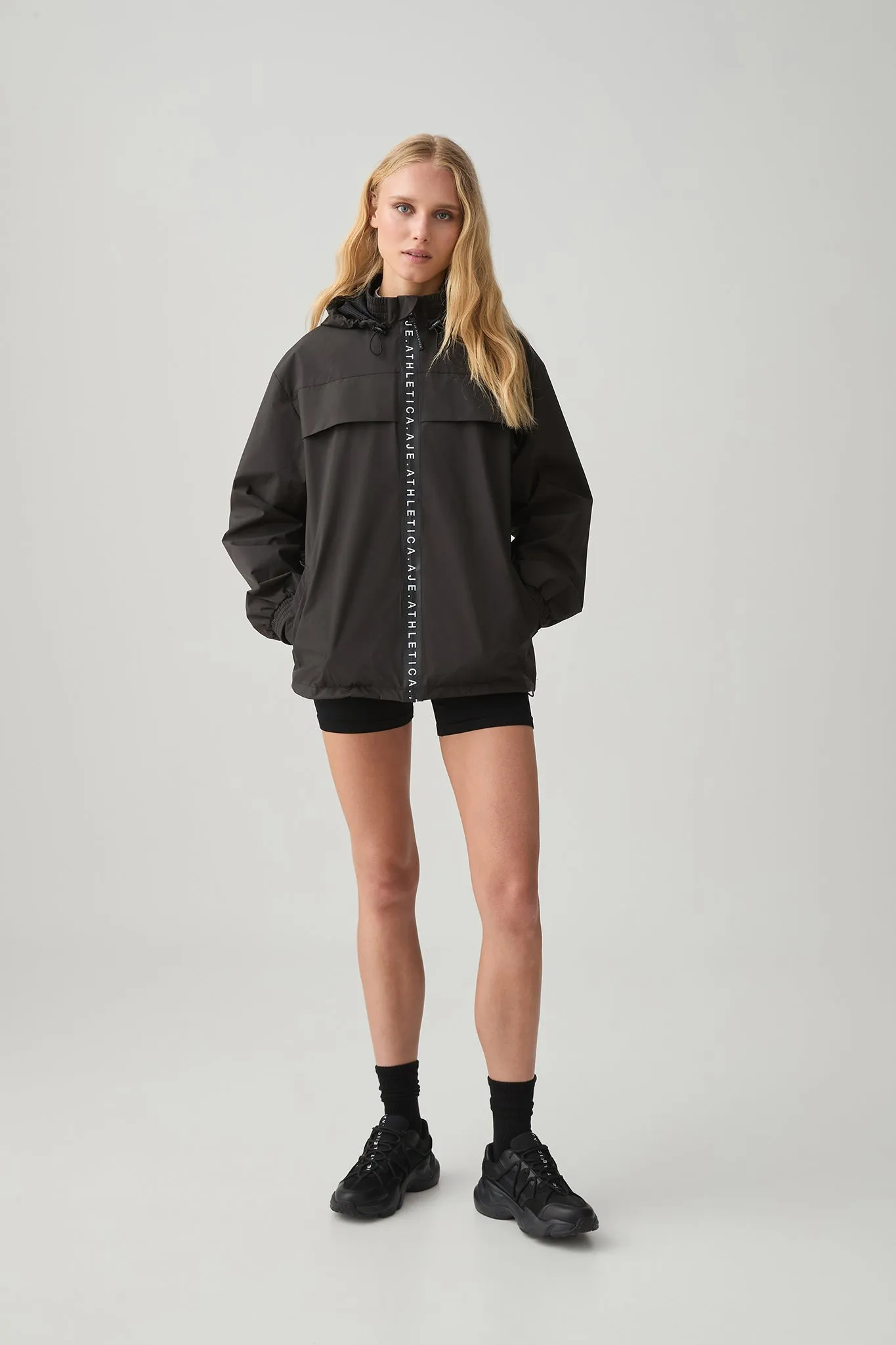 Logo Hooded Spray Jacket 742 sold by Aje product image thumbnail 3