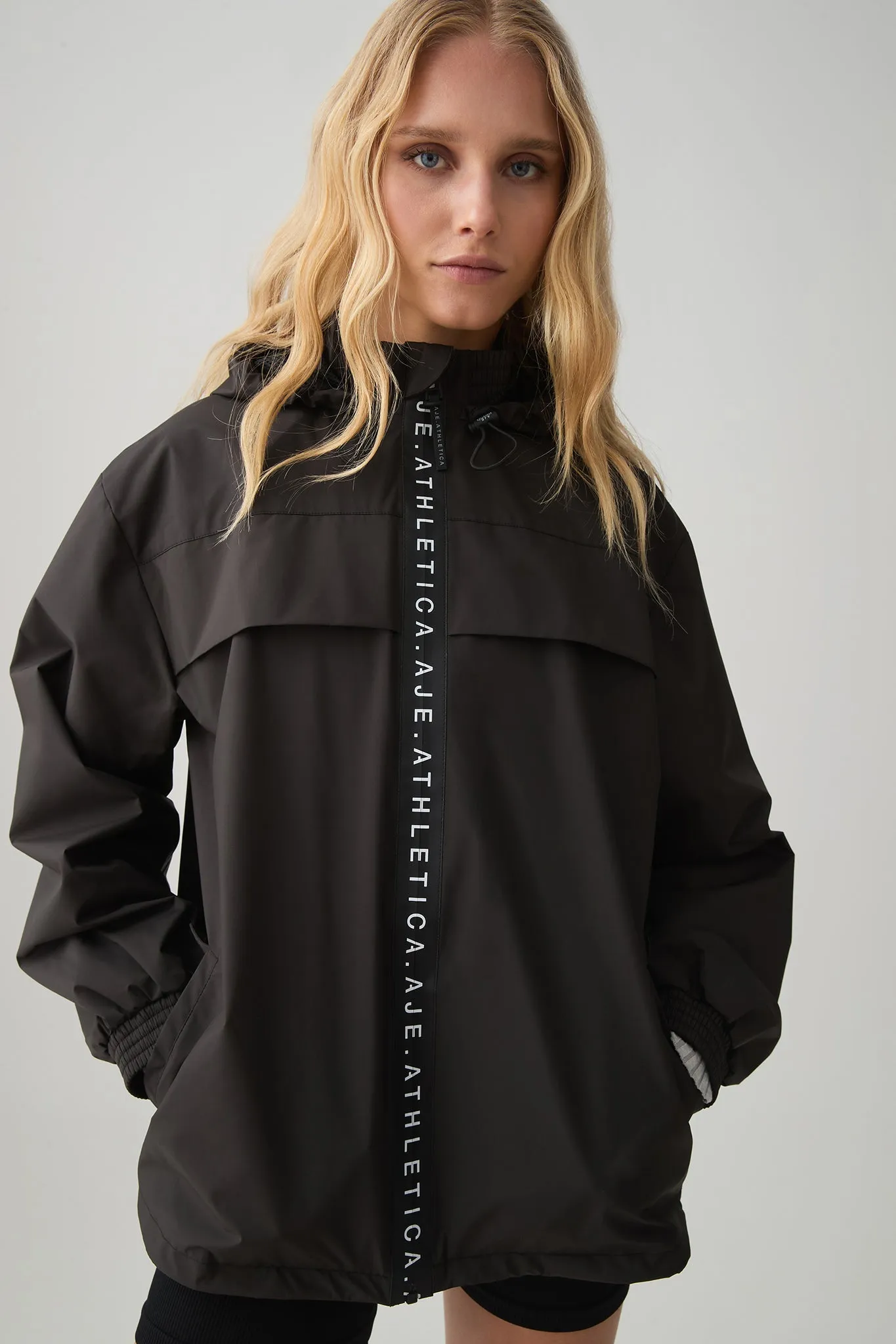 Logo Hooded Spray Jacket 742 sold by Aje product image thumbnail 4