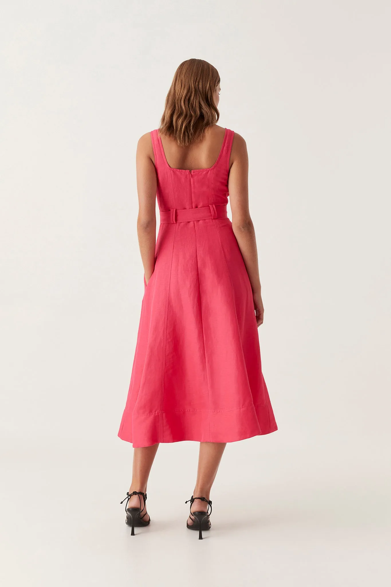 Clay Belted Midi Dress sold by Aje product image thumbnail 5
