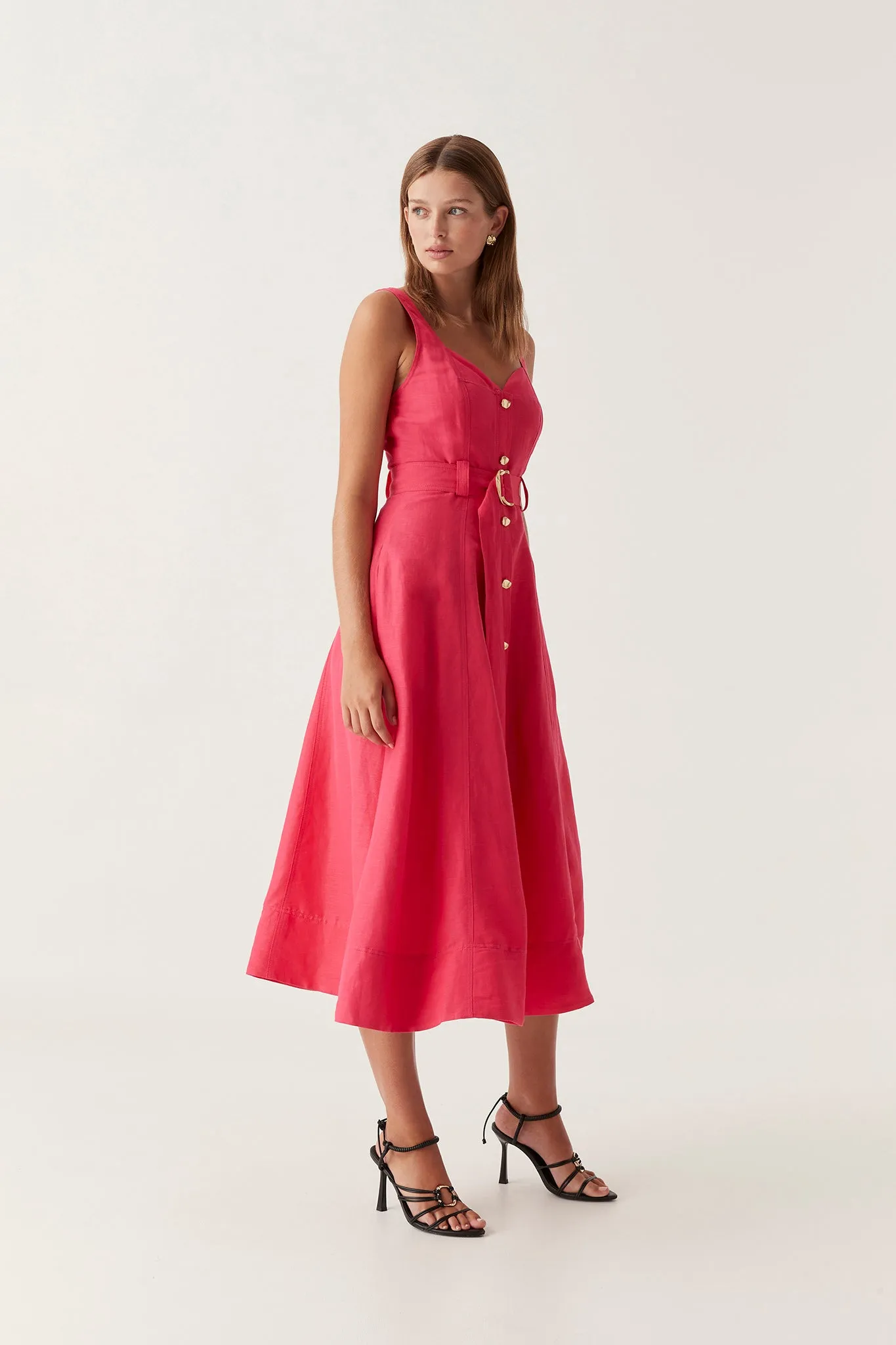 Clay Belted Midi Dress sold by Aje product image thumbnail 3