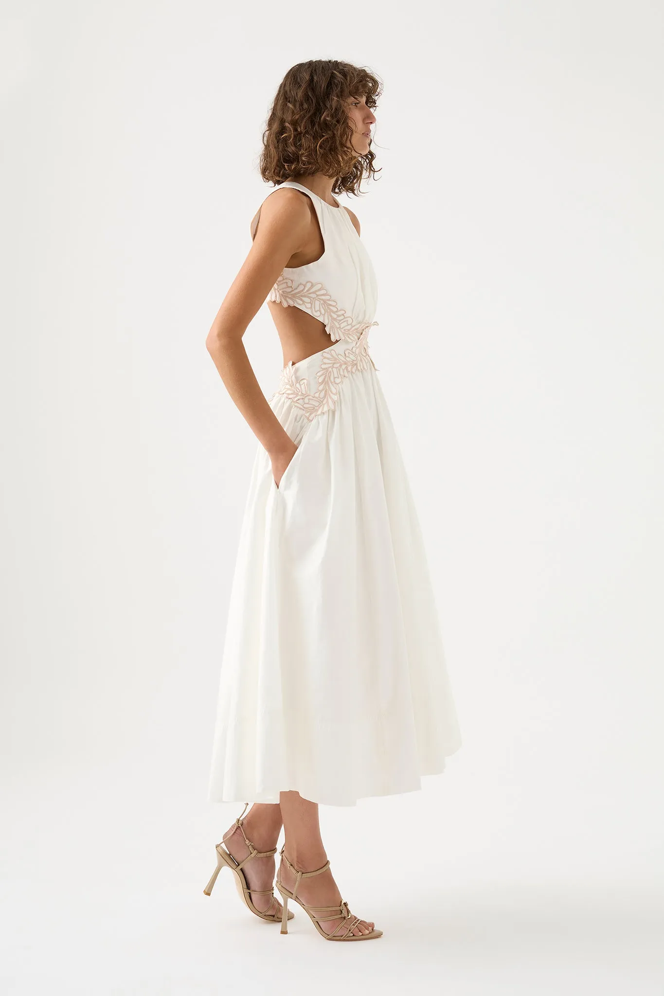 Botanical Trim Midi Dress sold by Aje product image thumbnail 3