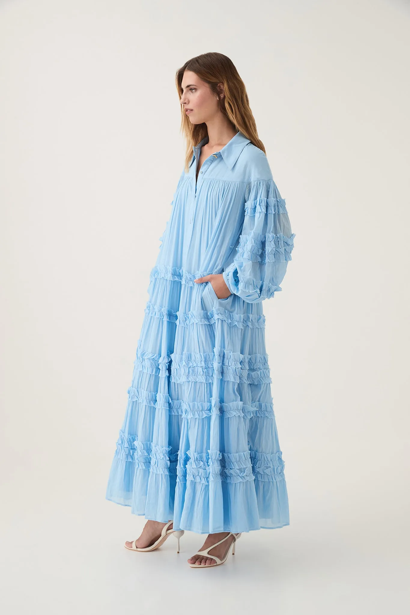 Pastiche Tiered Maxi Dress sold by Aje product image thumbnail 5
