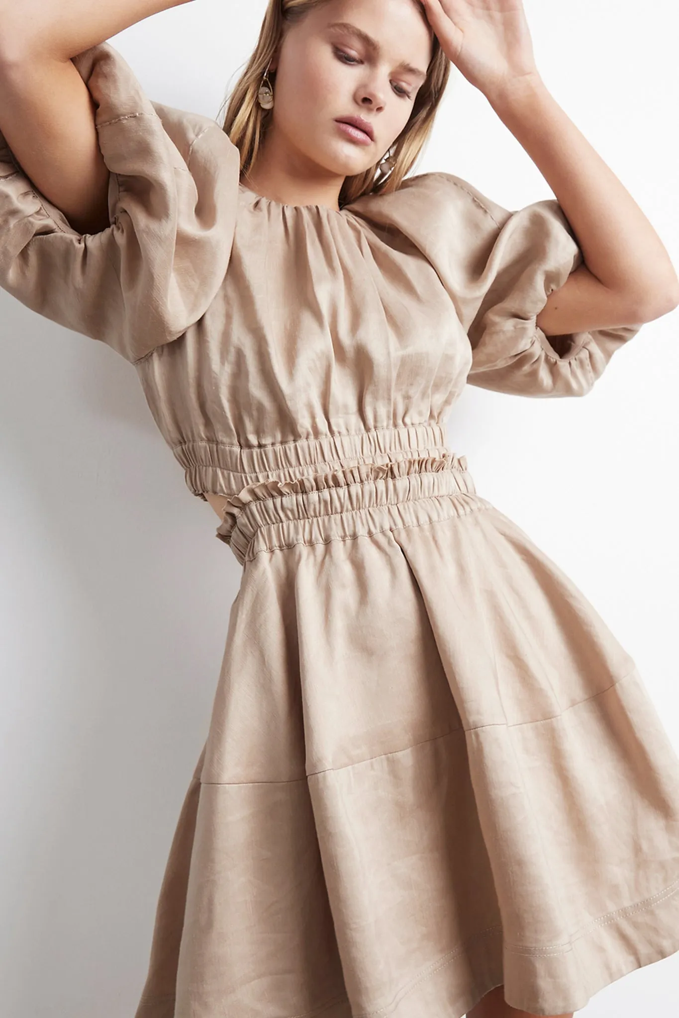 Solitude Cutout Mini Dress sold by Aje product image thumbnail 3