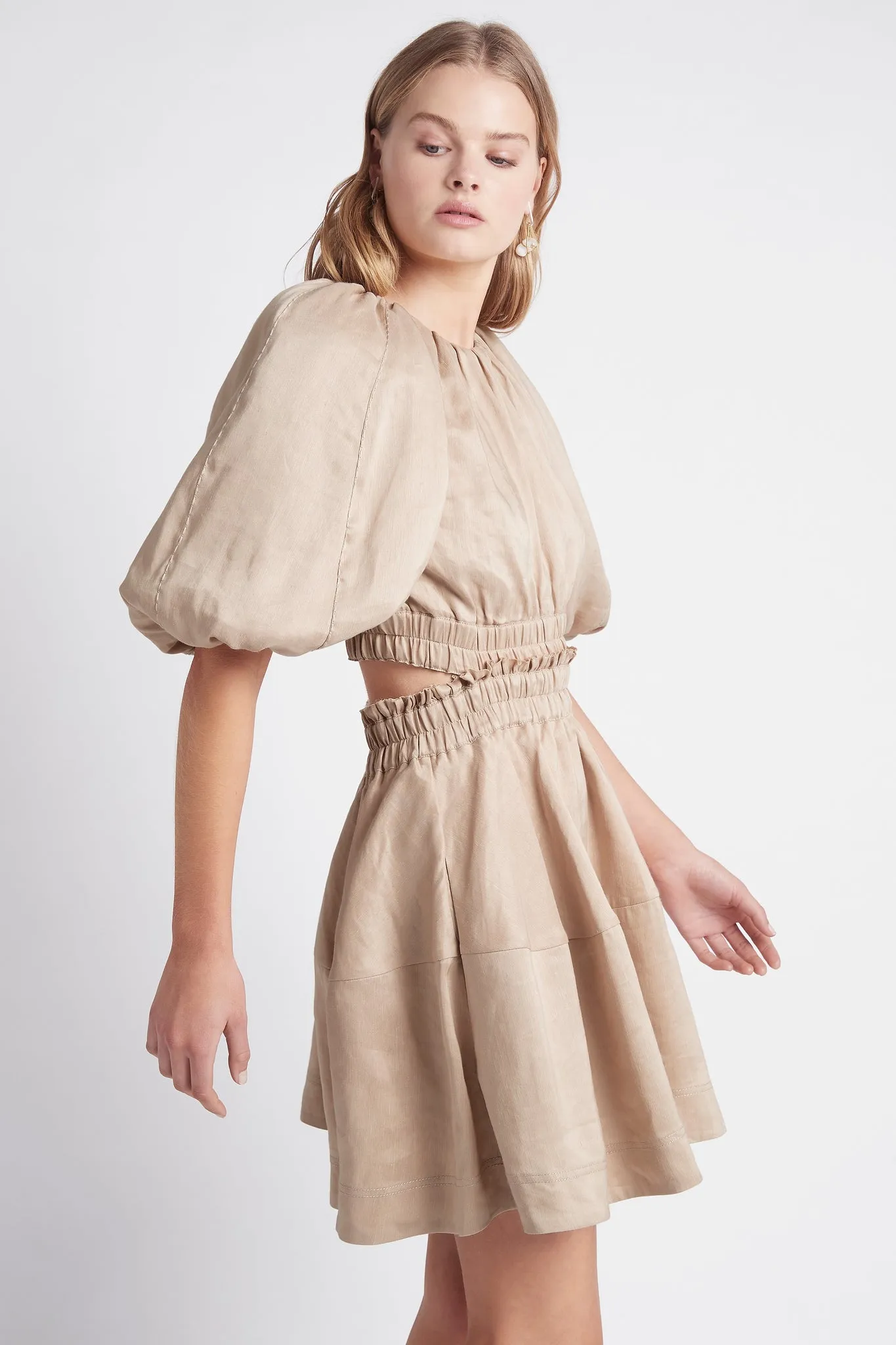 Solitude Cutout Mini Dress sold by Aje product image thumbnail 5