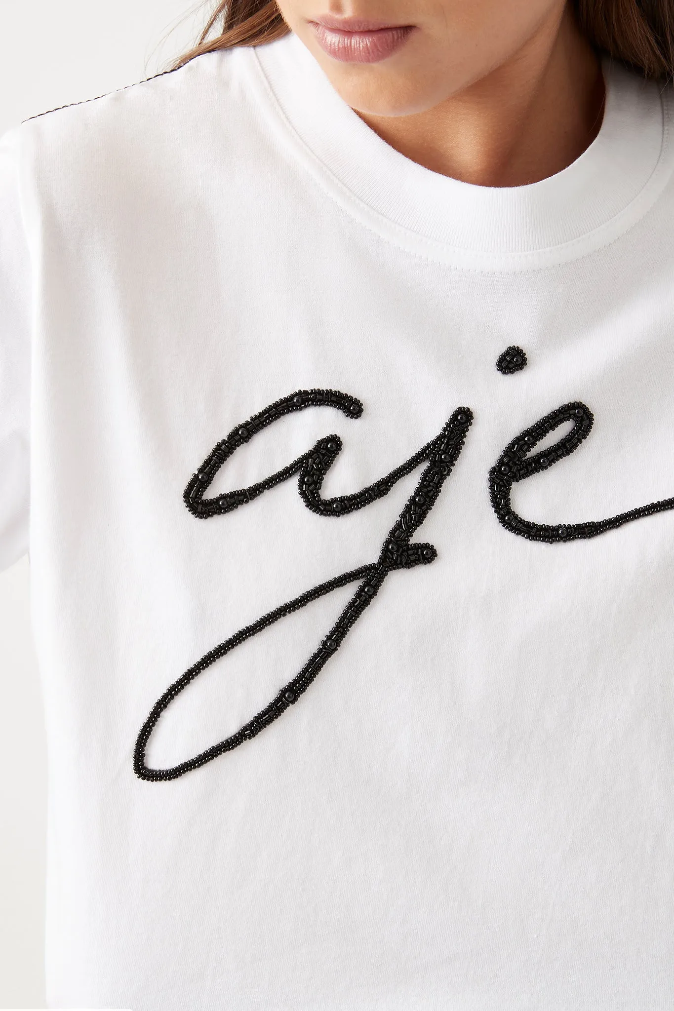 Enya Embellished Cropped Tee sold by Aje product image thumbnail 4