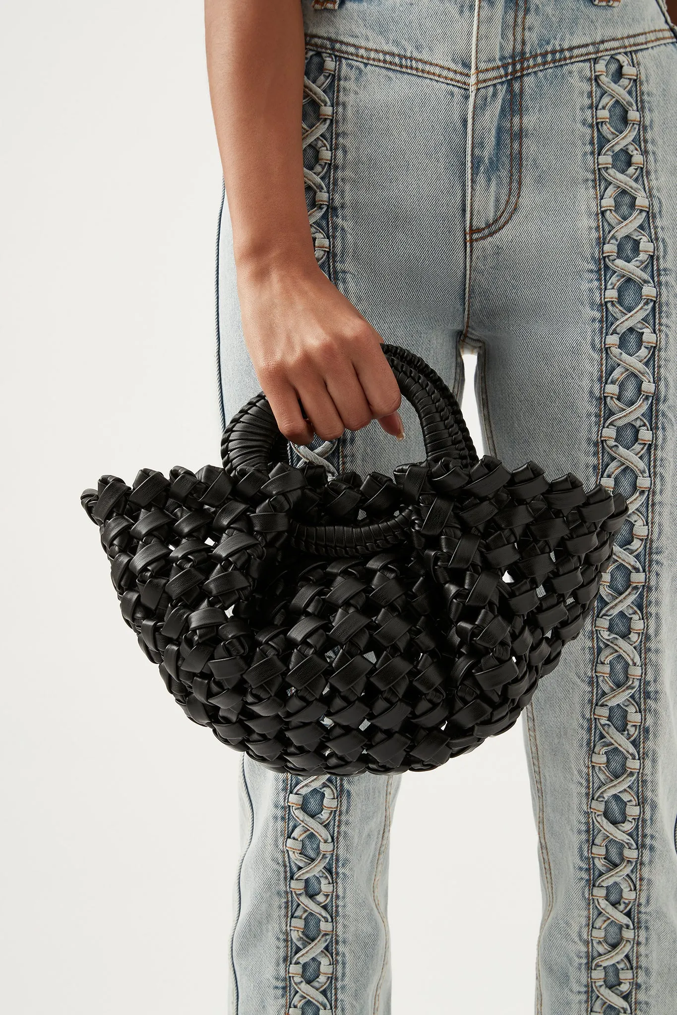 Luca Woven Handle Mini Tote sold by Aje product image thumbnail 2