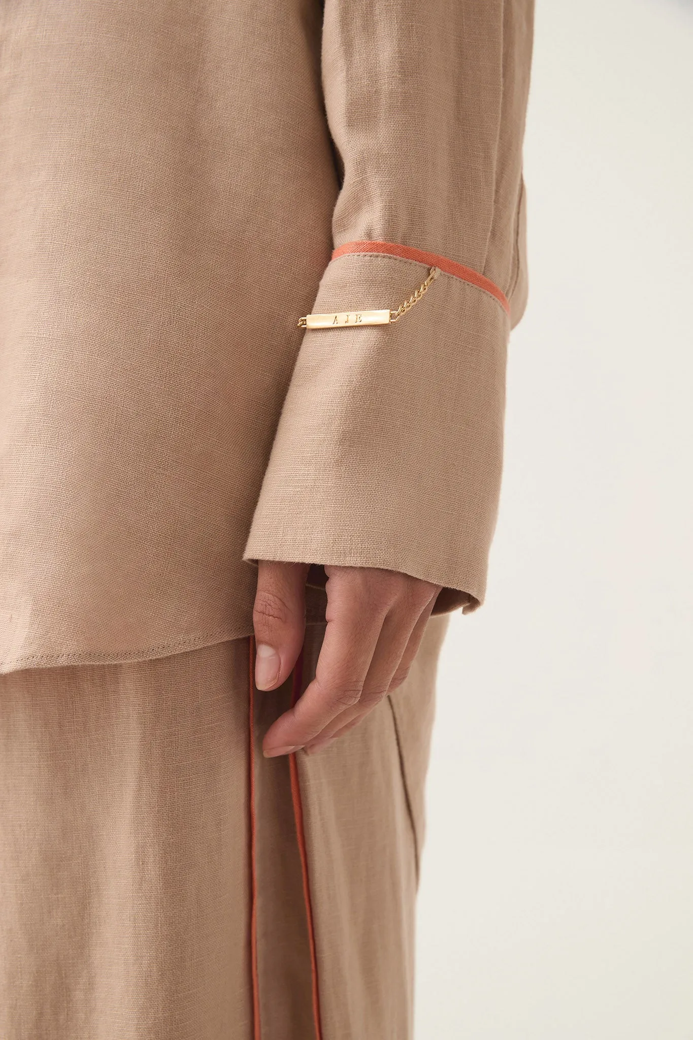 Drawn Washed Linen Shirt sold by Aje product image thumbnail 4