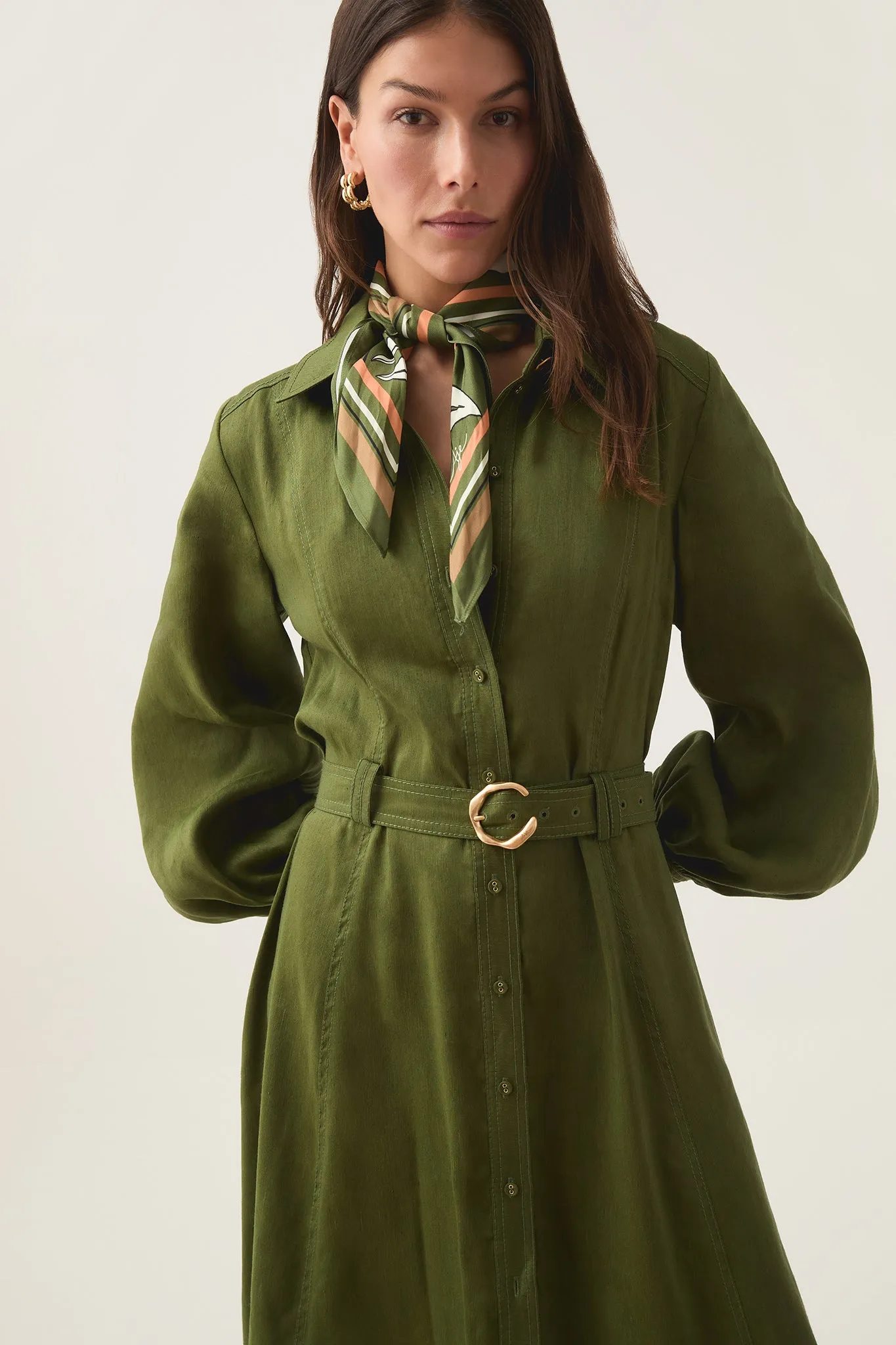 Enchanter Scarf Midi Dress sold by Aje product image thumbnail 4