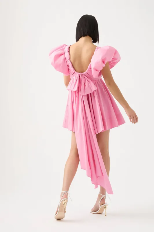 Gretta Bow Back Mini Dress sold by Aje