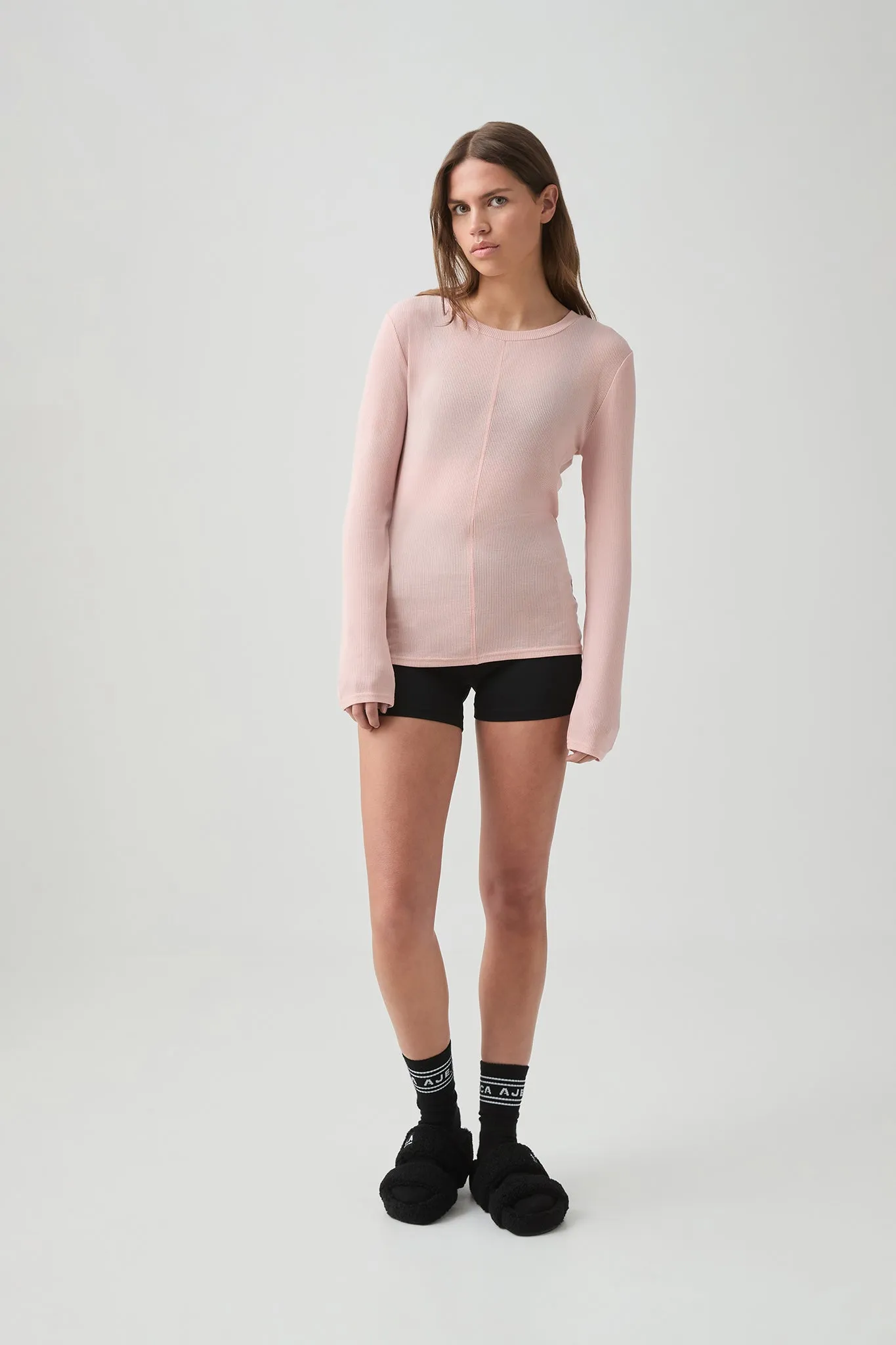 Sheer Rib Long Sleeve Tee 127 sold by Aje product image thumbnail 5