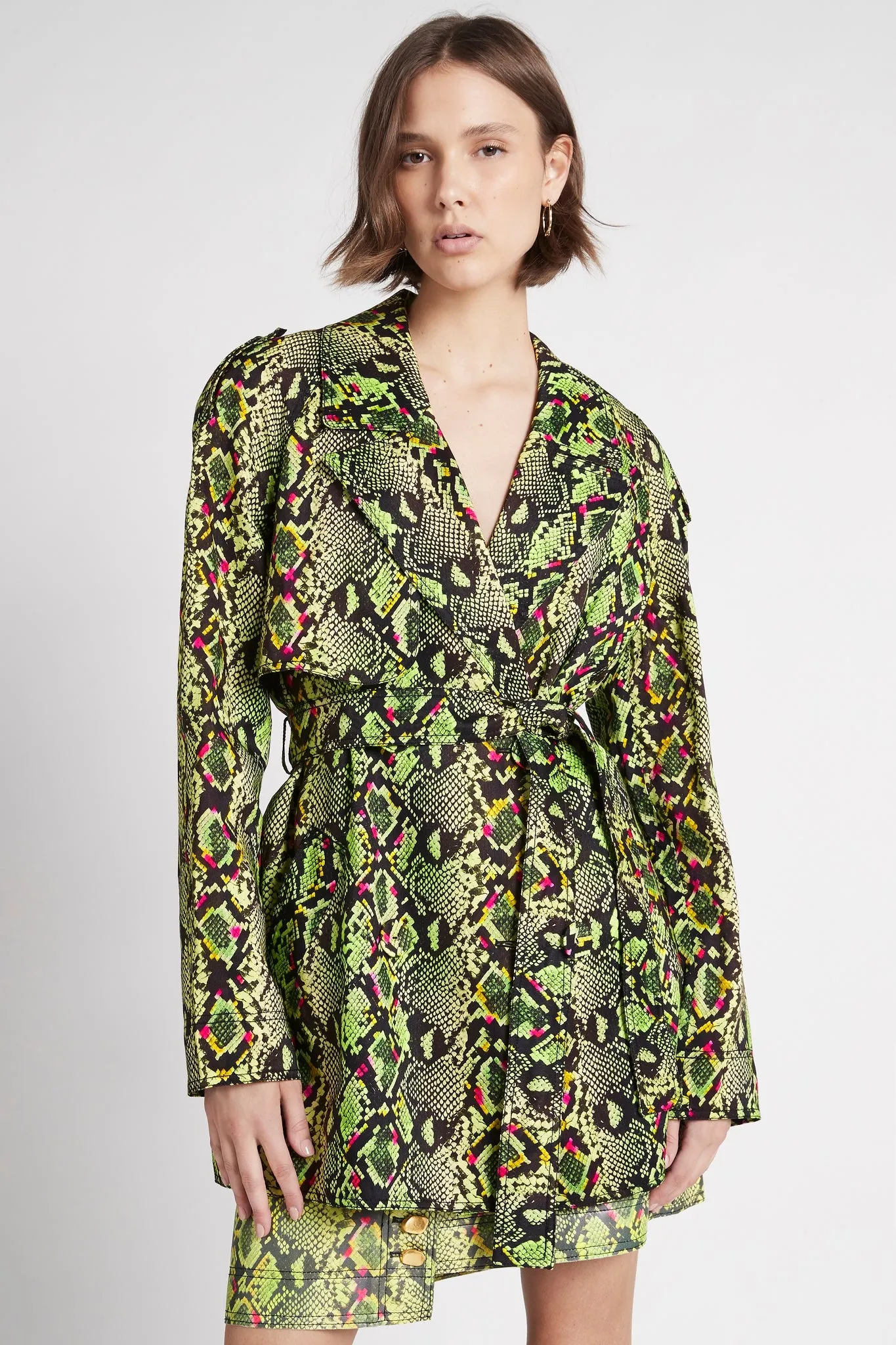 Serpentine Belted Jacket sold by Aje