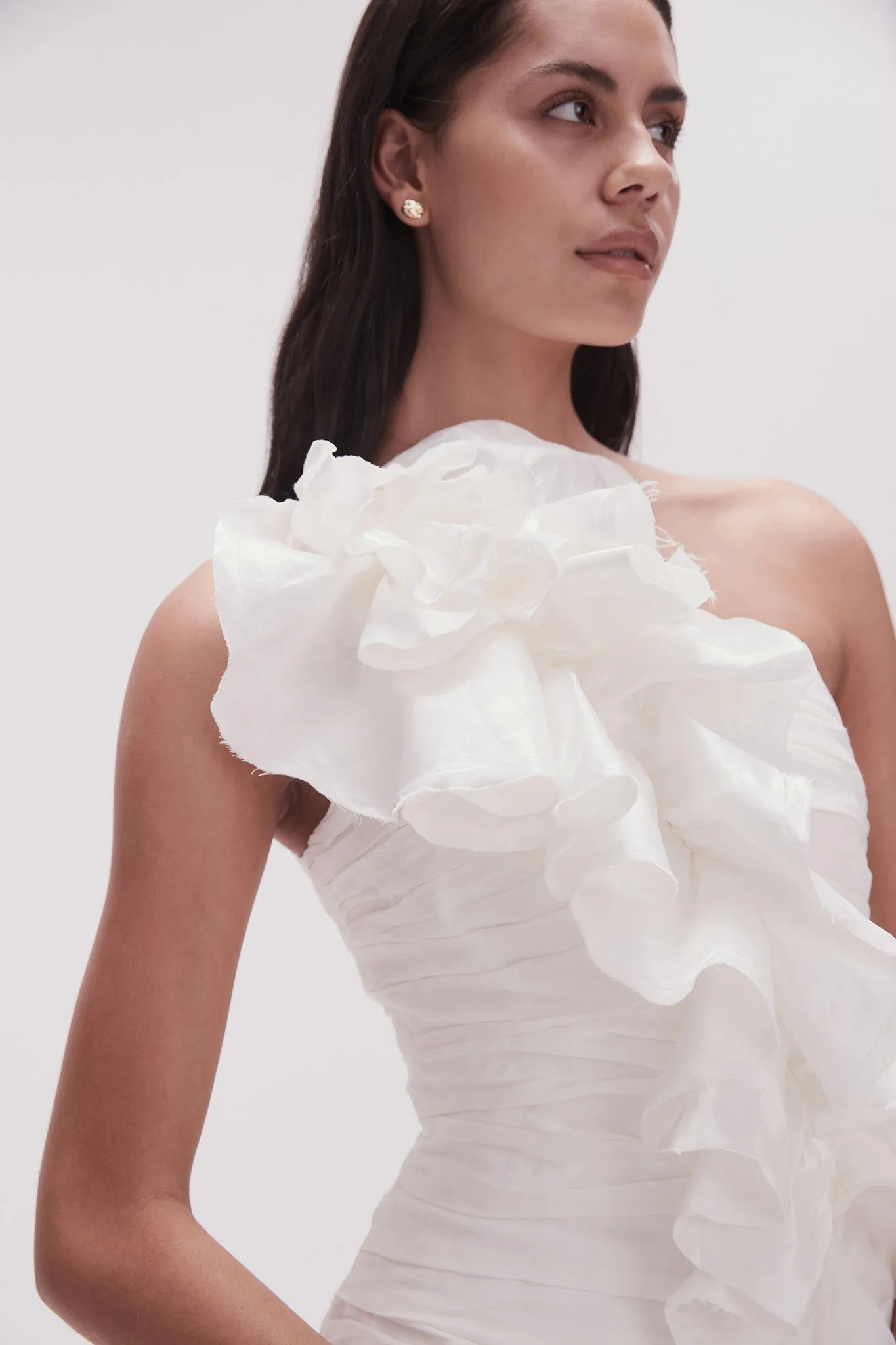 Adelia Ruffle Mini Dress sold by Aje product image thumbnail 4