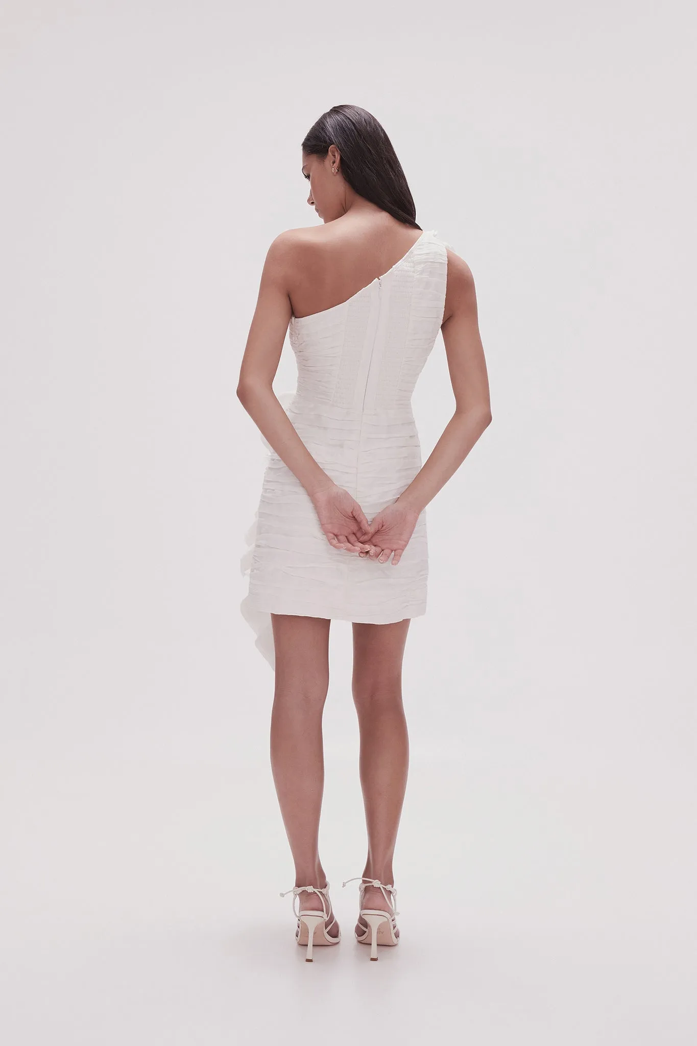 Adelia Ruffle Mini Dress sold by Aje product image thumbnail 5