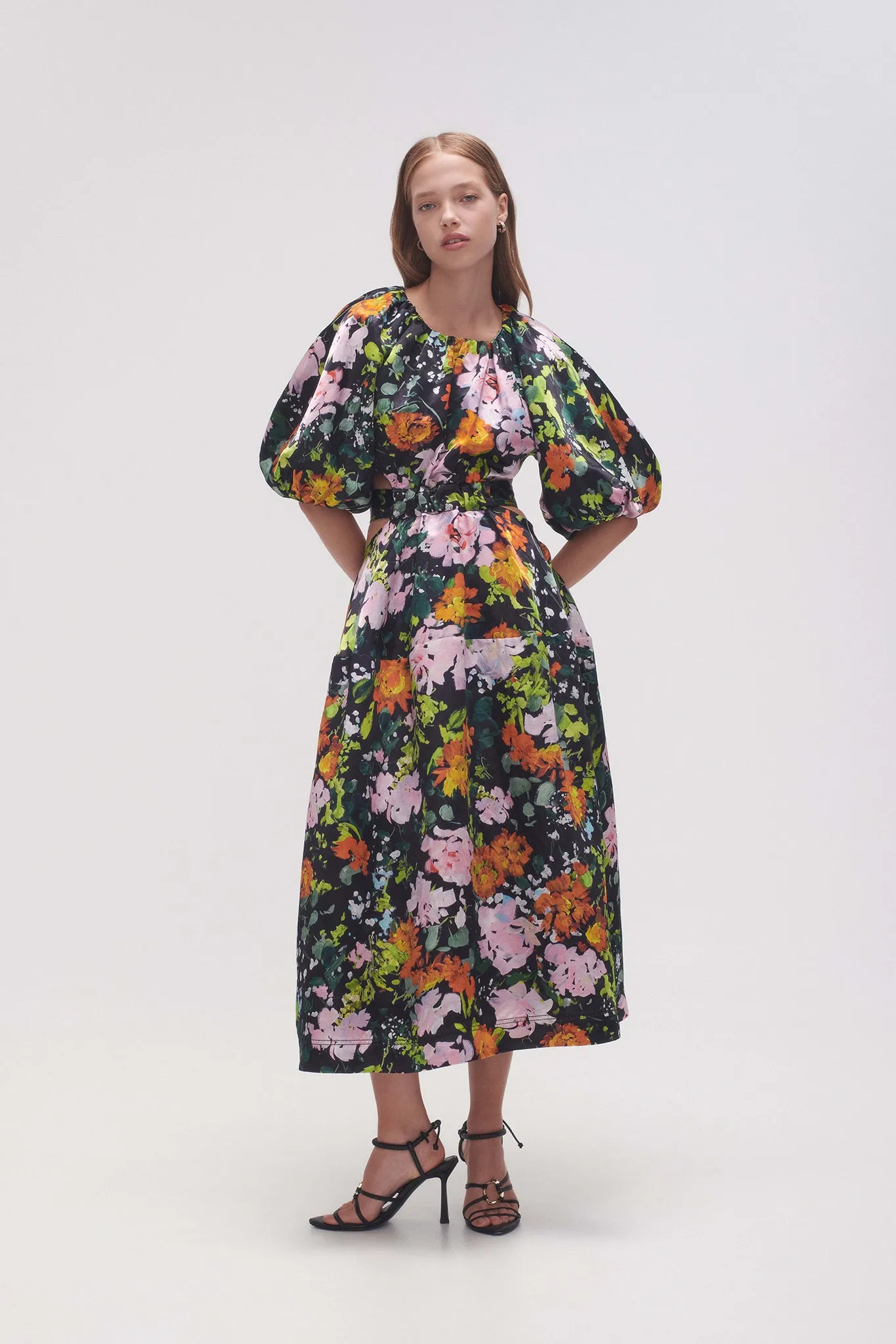 Mimosa Cutout Midi Dress sold by Aje product image thumbnail 3