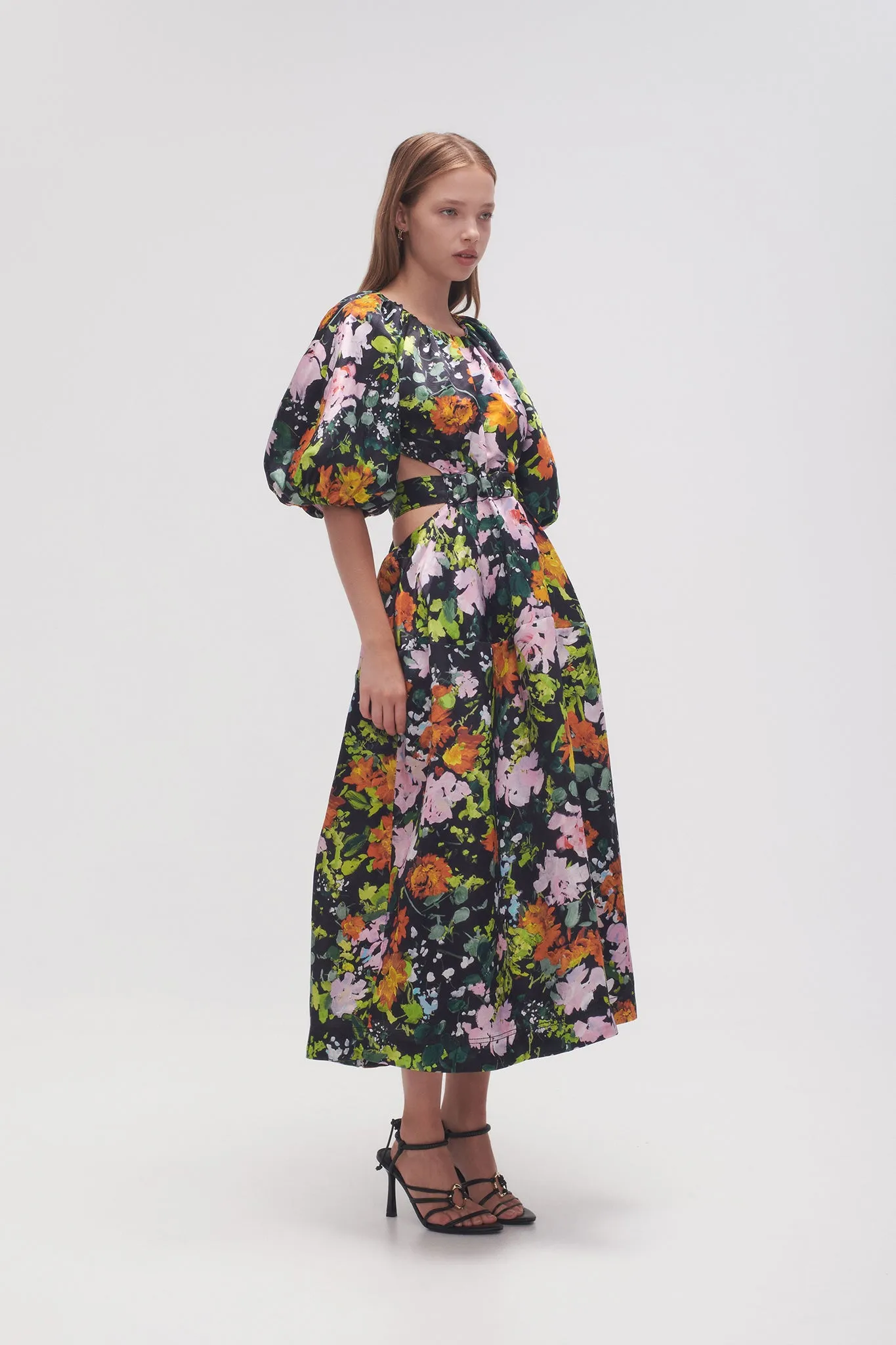 Mimosa Cutout Midi Dress sold by Aje product image thumbnail 4