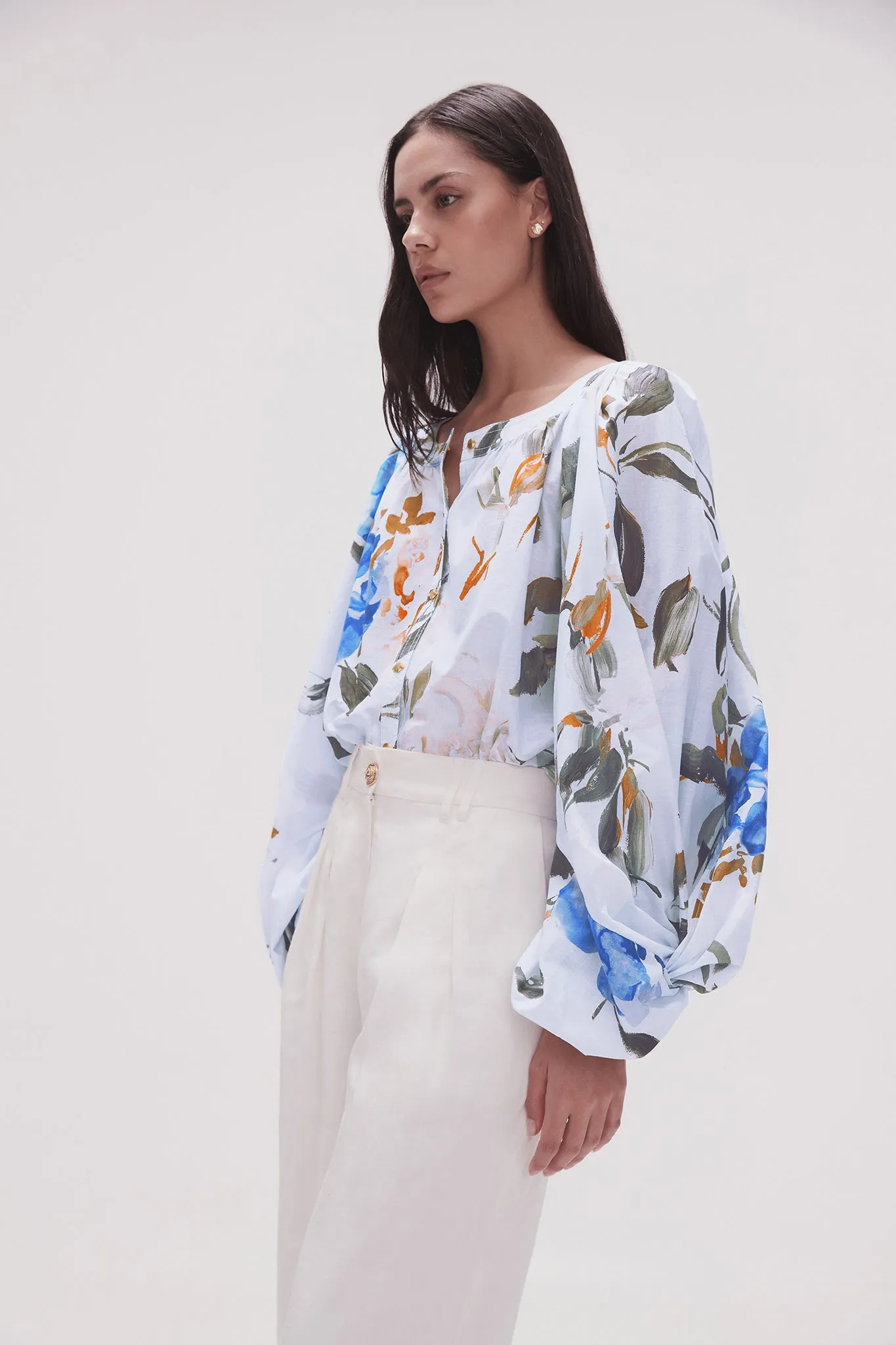 Violet Knot Sleeve Blouse sold by Aje product image thumbnail 5