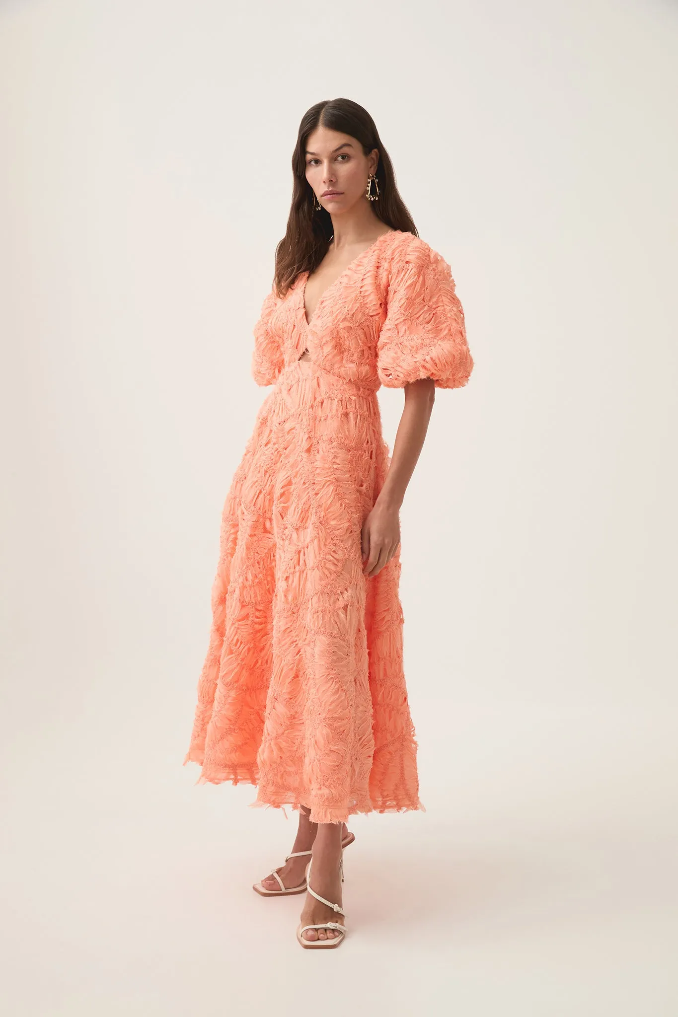 Florential Textured Midi Dress sold by Aje product image thumbnail 3