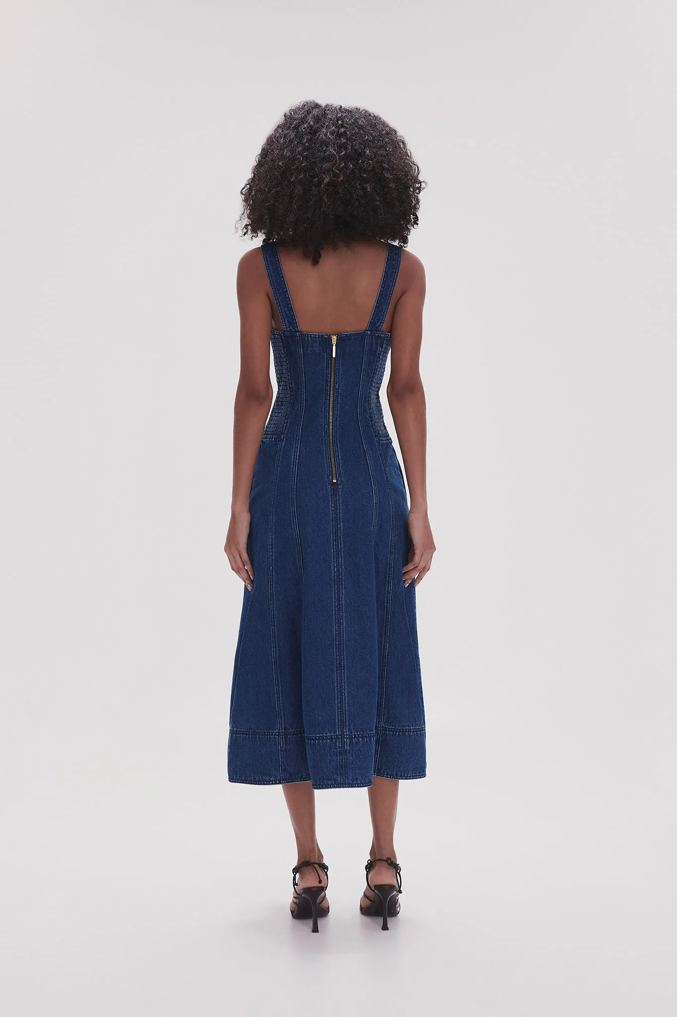 May Denim Midi Dress sold by Aje product image thumbnail 5
