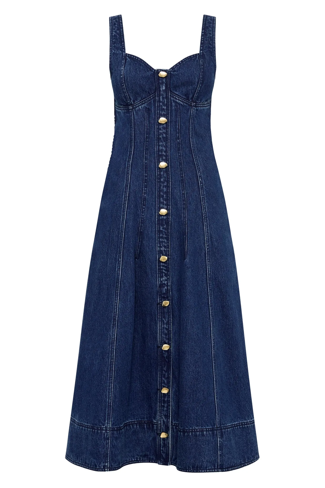 May Denim Midi Dress sold by Aje product image thumbnail 2