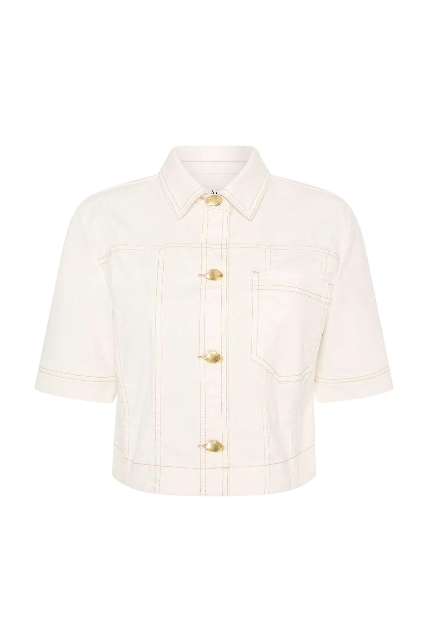 Ember Denim Crop Shirt sold by Aje product image thumbnail 2