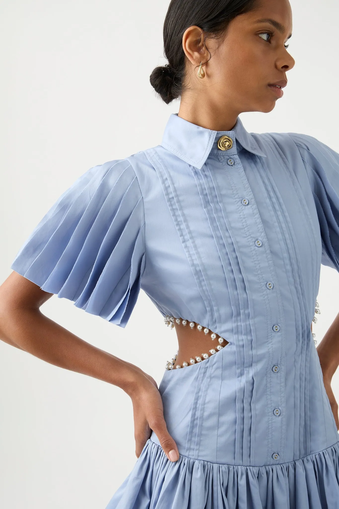 Mythos Pearl Waist Mini Dress sold by Aje product image thumbnail 4