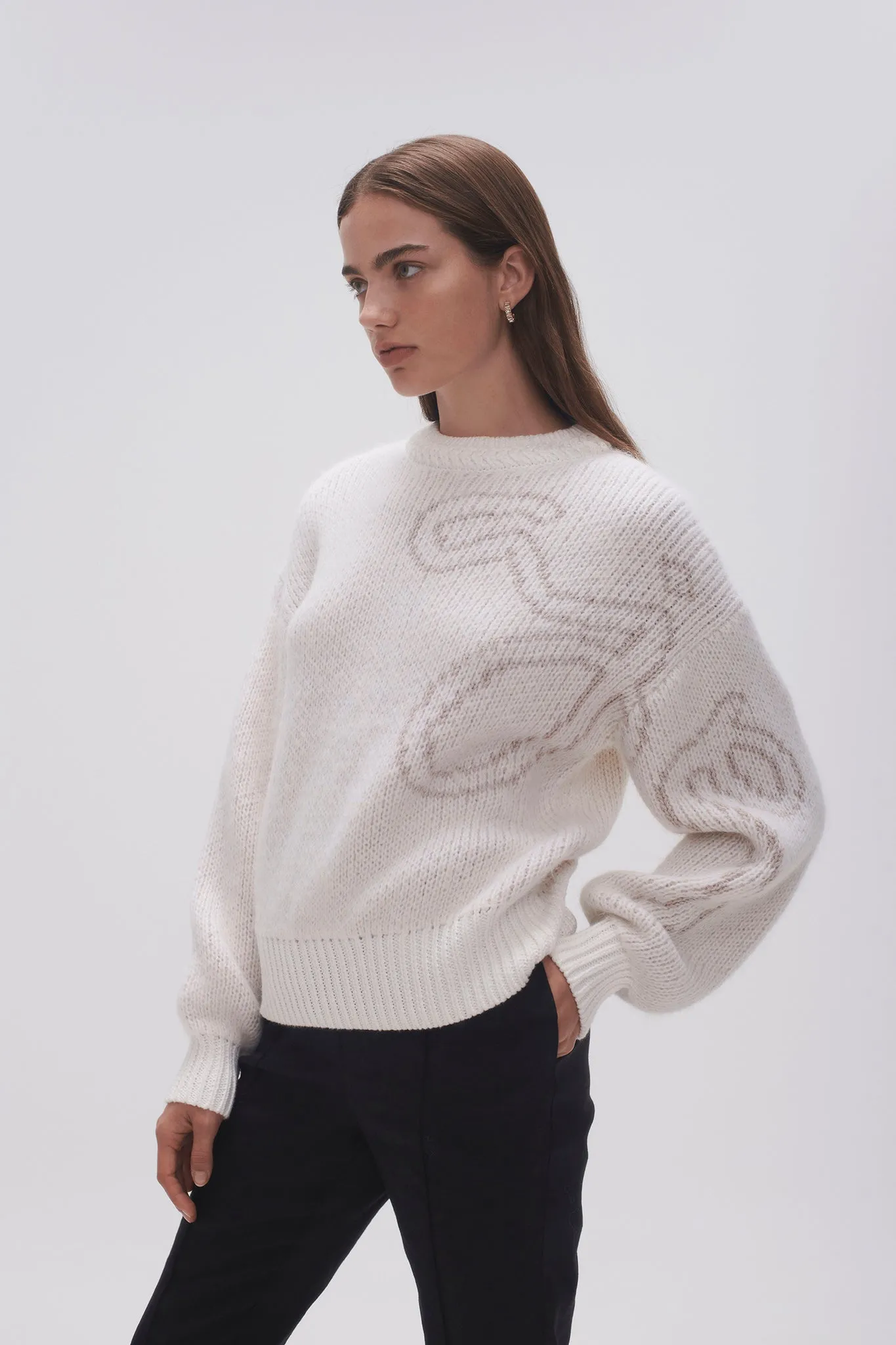 Nora Logo Jacquard Jumper sold by Aje product image thumbnail 3