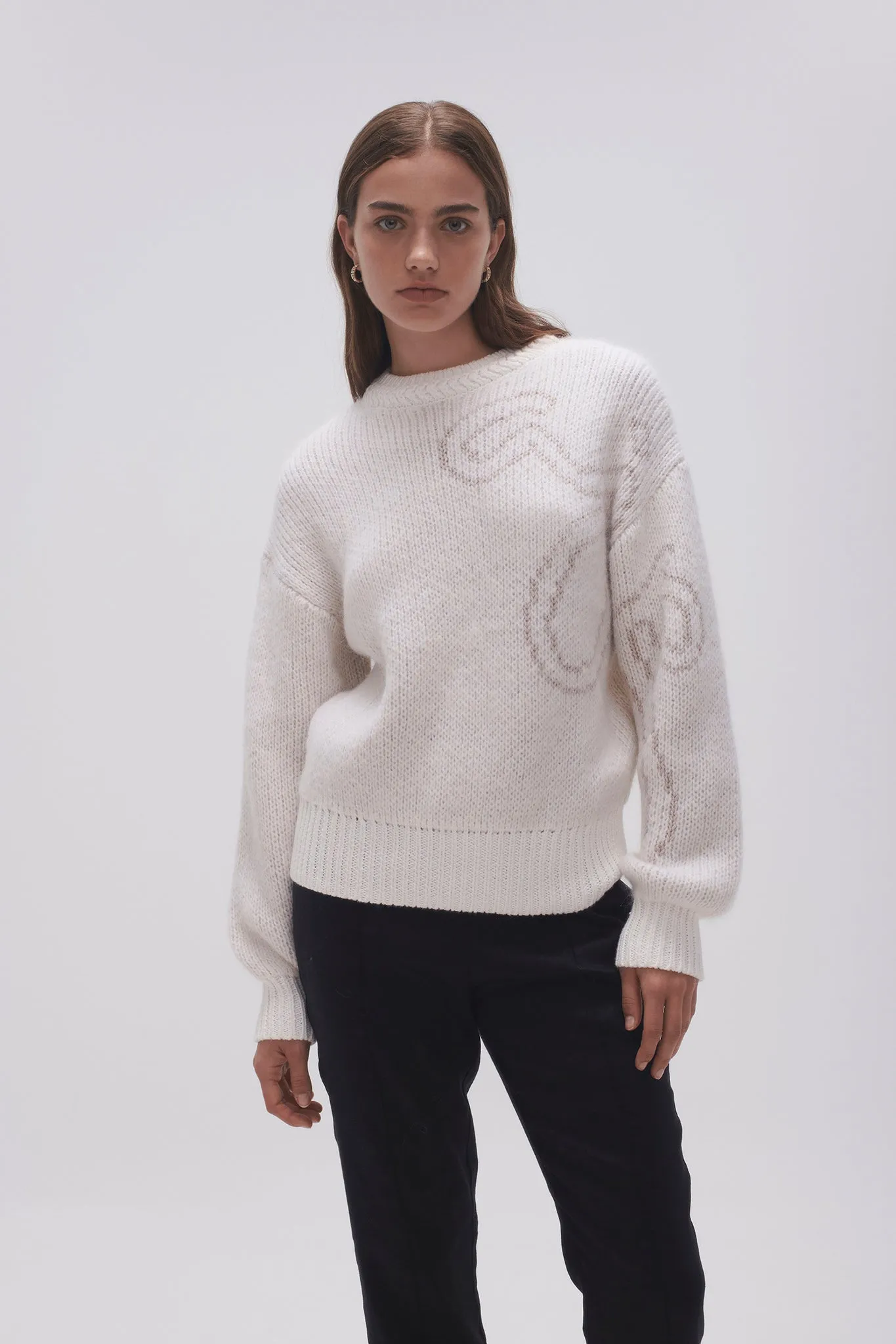 Nora Logo Jacquard Jumper sold by Aje