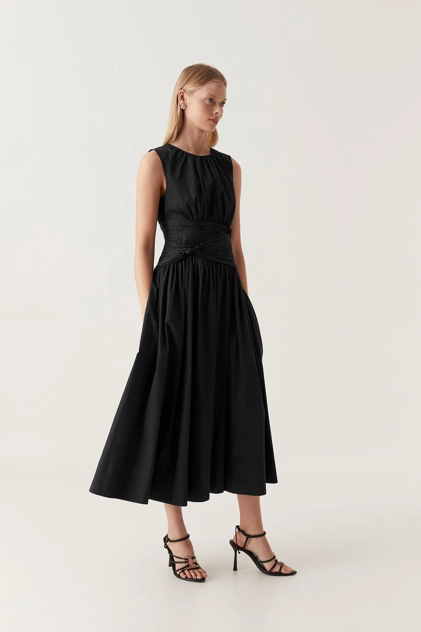 Agatha Knot Waist Midi Dress sold by Aje product image thumbnail 3
