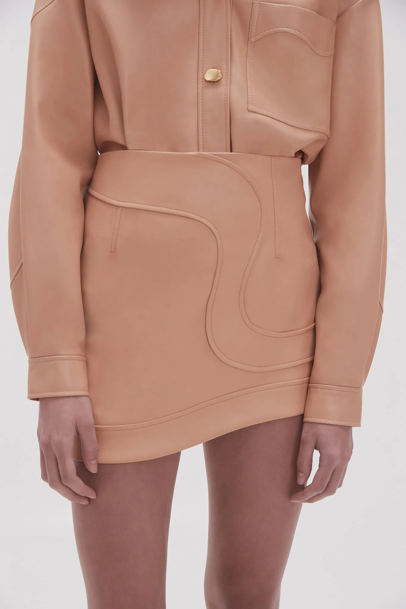 Priscilla Scalloped Mini Skirt sold by Aje product image thumbnail 4