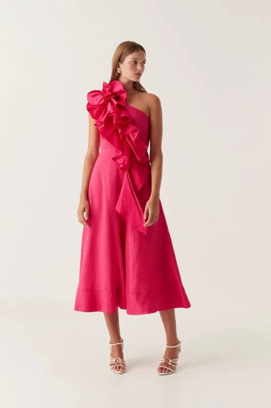 【Aje.】Arista Tulip Sleeve Midi Dress チューリップスリーブ AJE - Arista Tulip Sleeve Midi Dress | All The Dresses