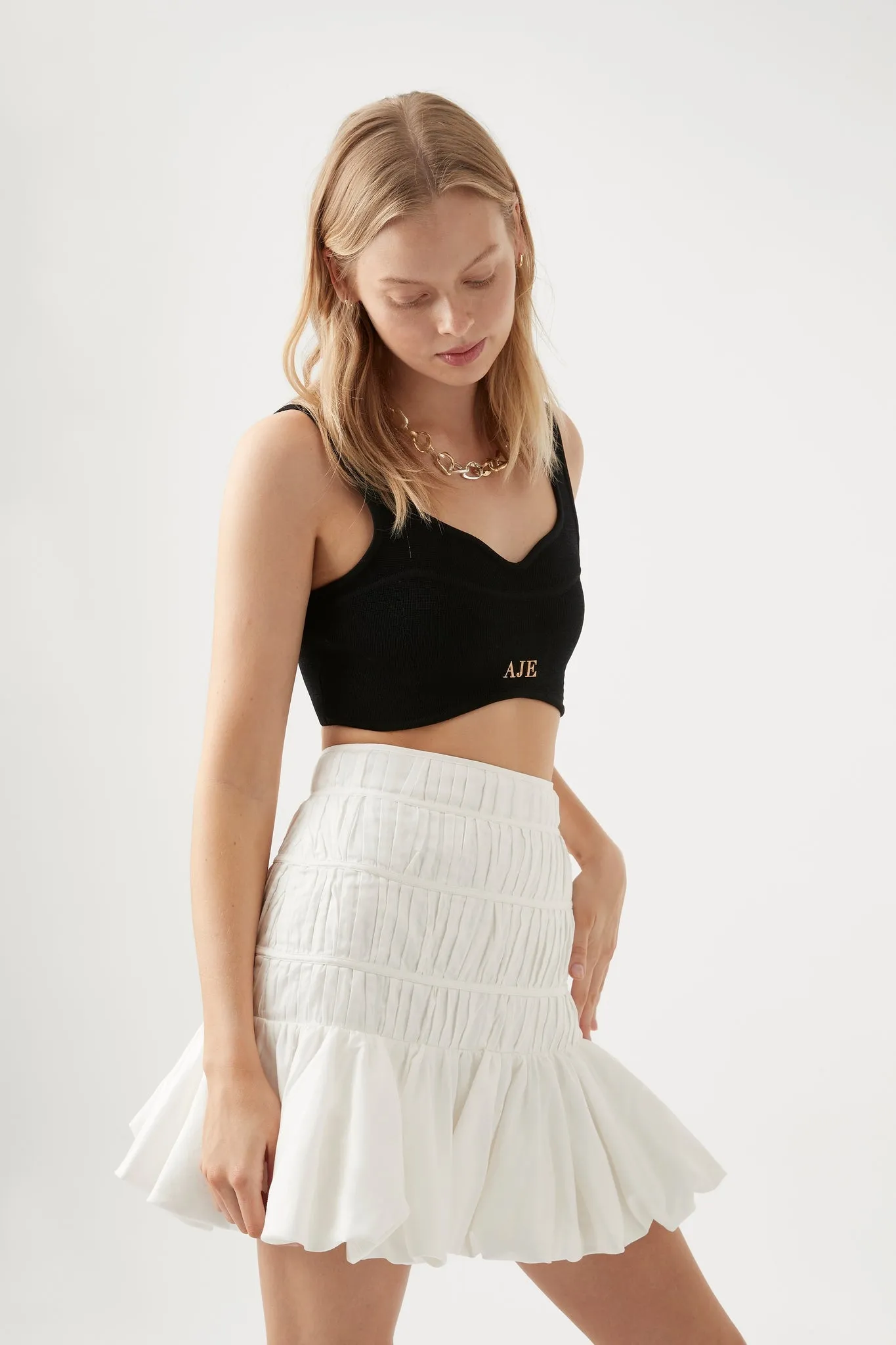 La Vie Bubble Mini Skirt sold by Aje product image thumbnail 3