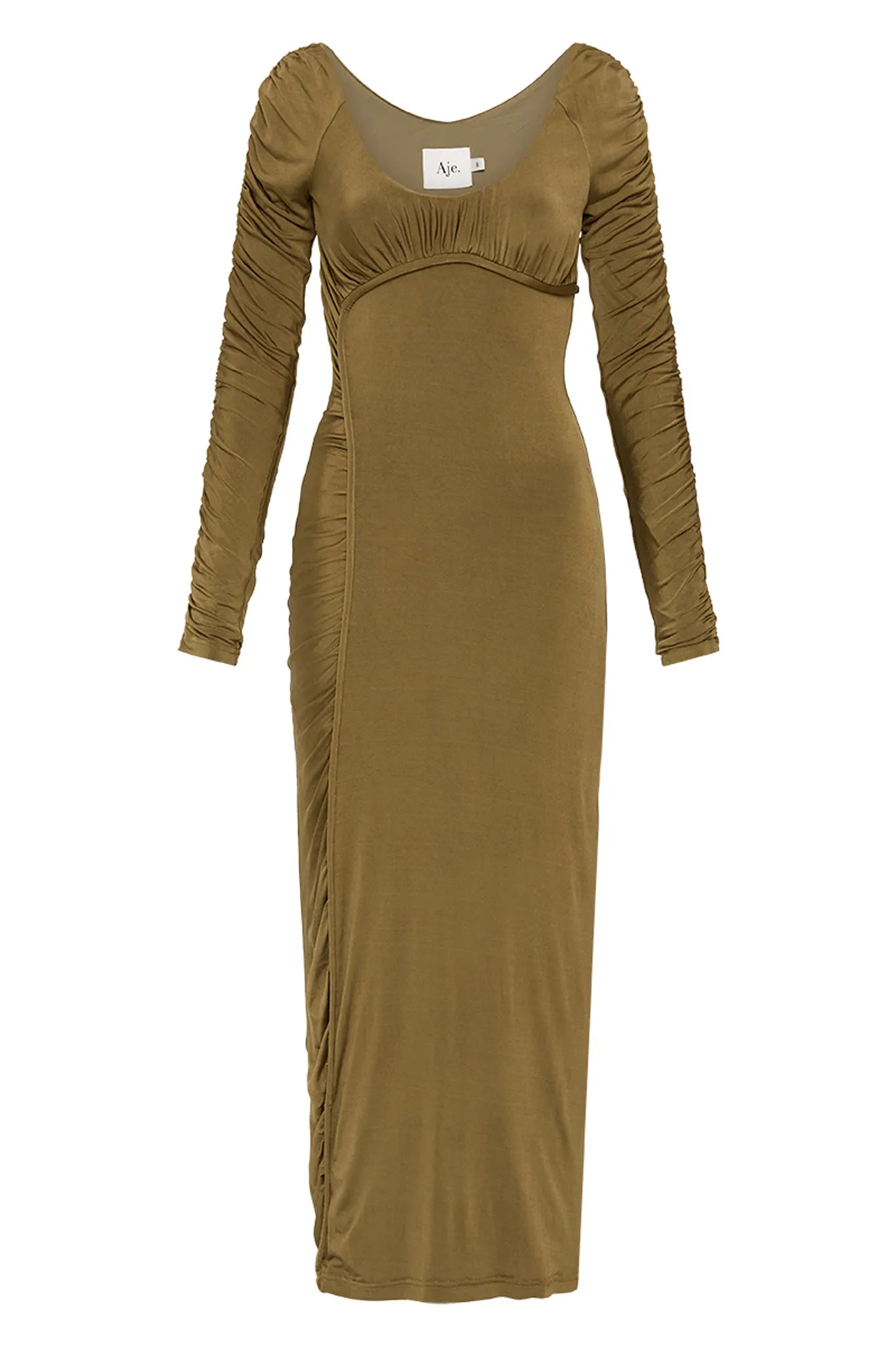 Cini Gathered Midi Dress sold by Aje product image thumbnail 2