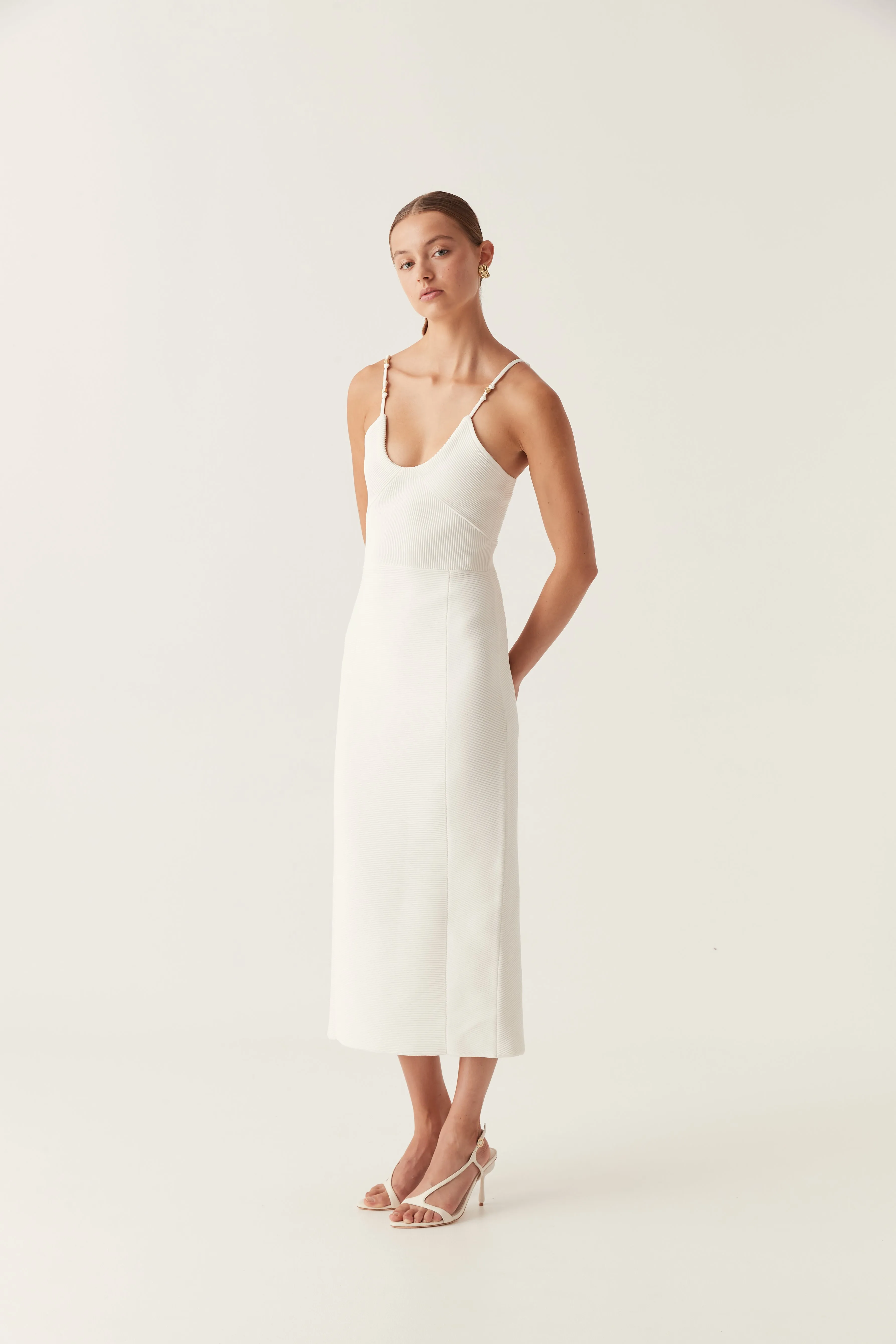 Veida Ottoman Knit Midi Dress sold by Aje product image thumbnail 3