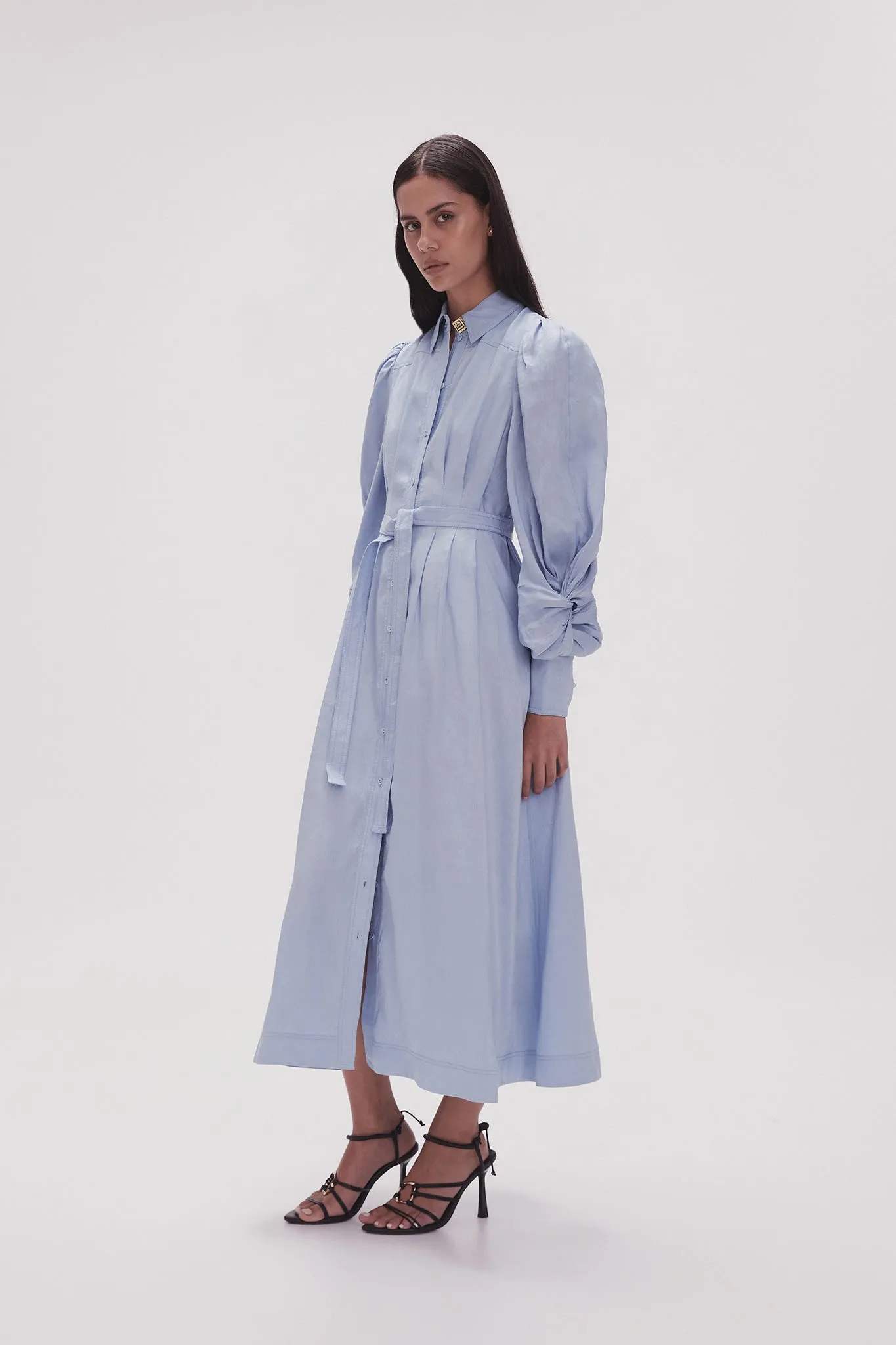 Bonnie Knot Sleeve Midi Dress sold by Aje product image thumbnail 3