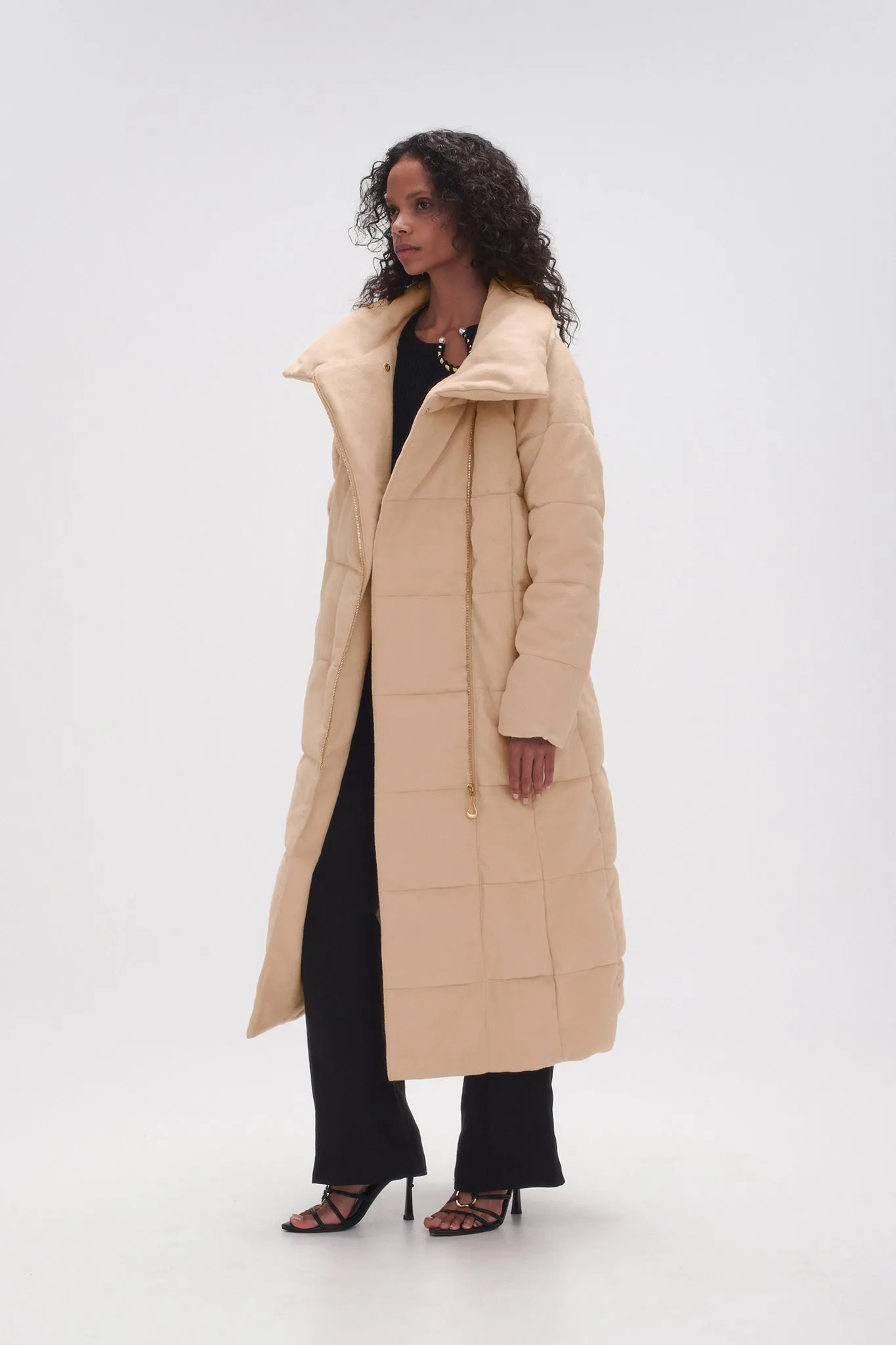 Skyline Wool Puffer Coat sold by Aje product image thumbnail 3