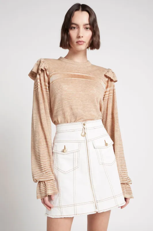 Lily Frill Knit Jumper sold by Aje