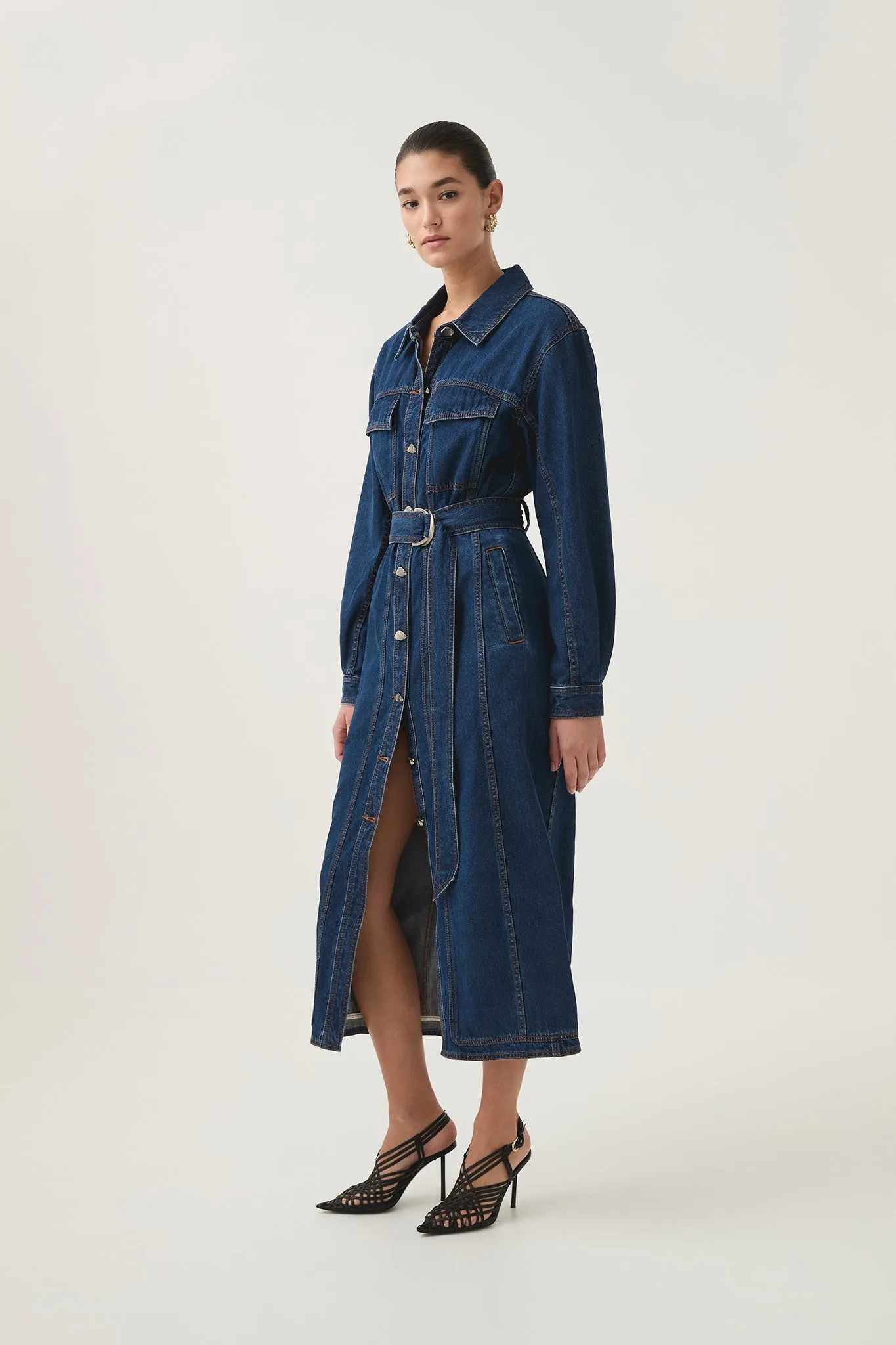 Neo Denim Midi Dress sold by Aje product image thumbnail 5