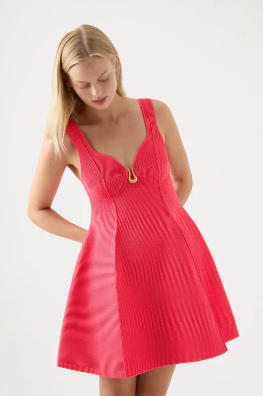 Cast Knit Mini Dress sold by Aje