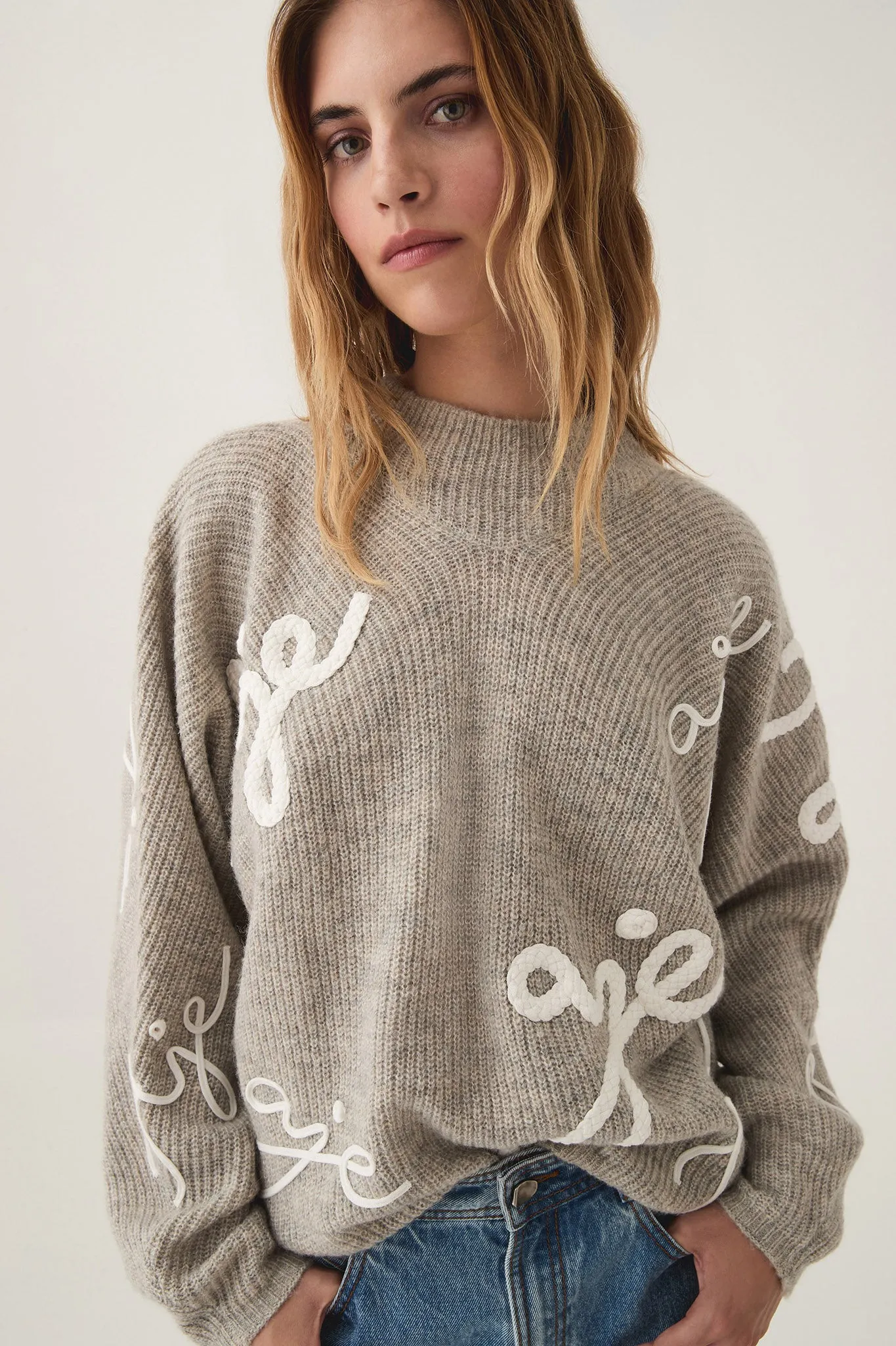 Seascape Logo Jumper sold by Aje product image thumbnail 4